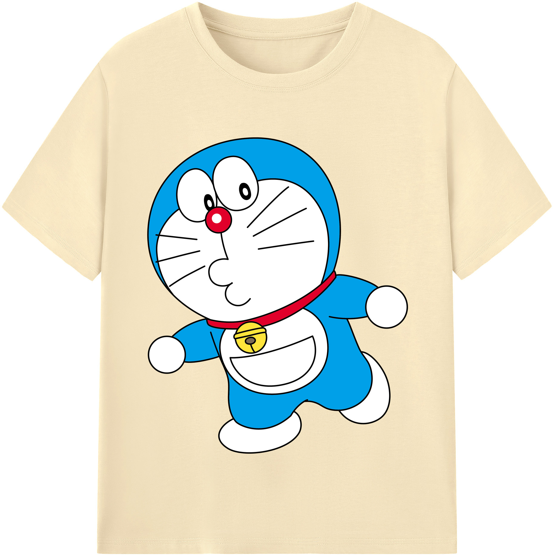 （画像用） ドラえもん Doraemon 綿100％半袖Tシャツ（フロントプリント）