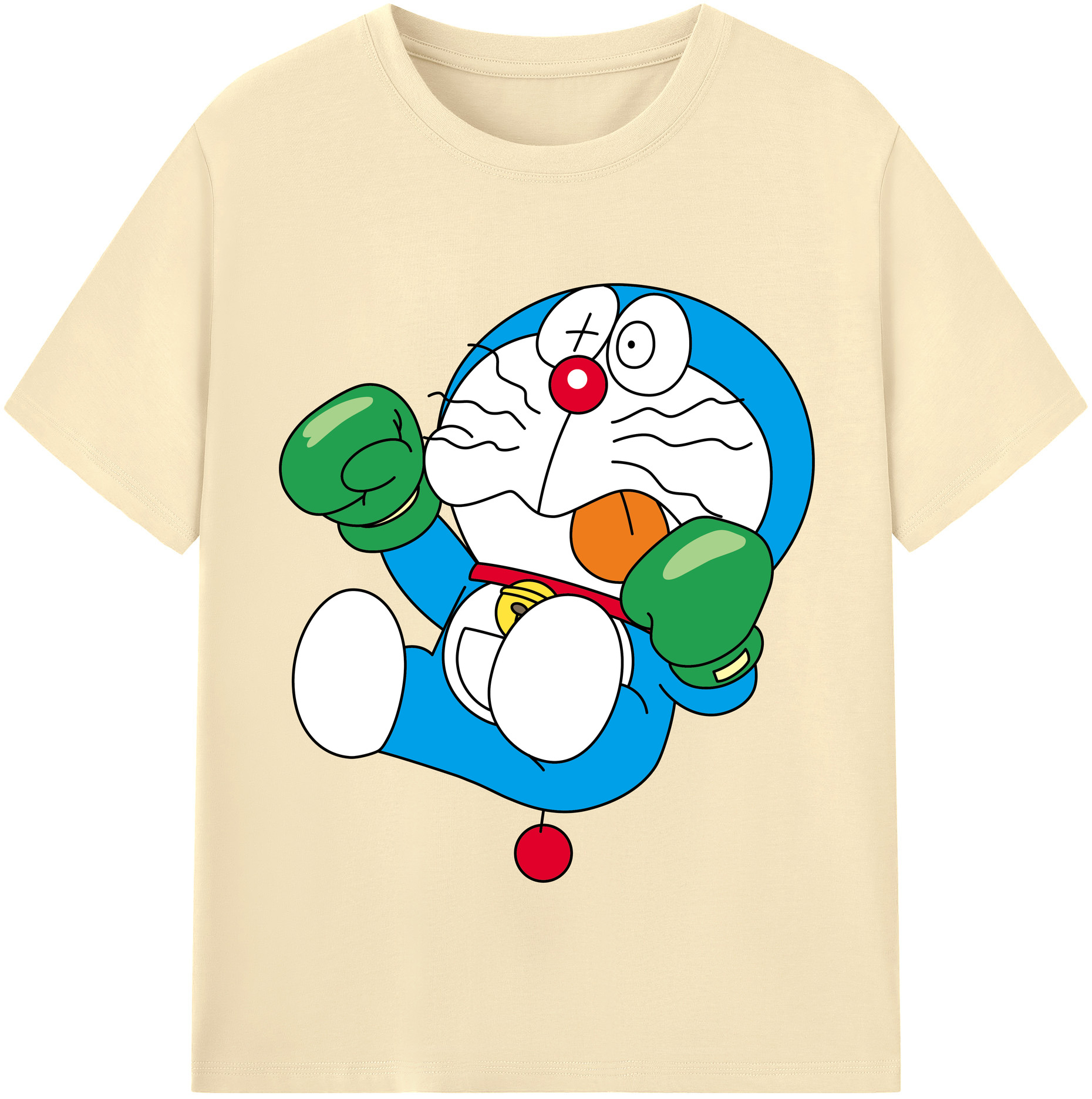 （画像用） ドラえもん Doraemon 綿100％半袖Tシャツ（フロントプリント）