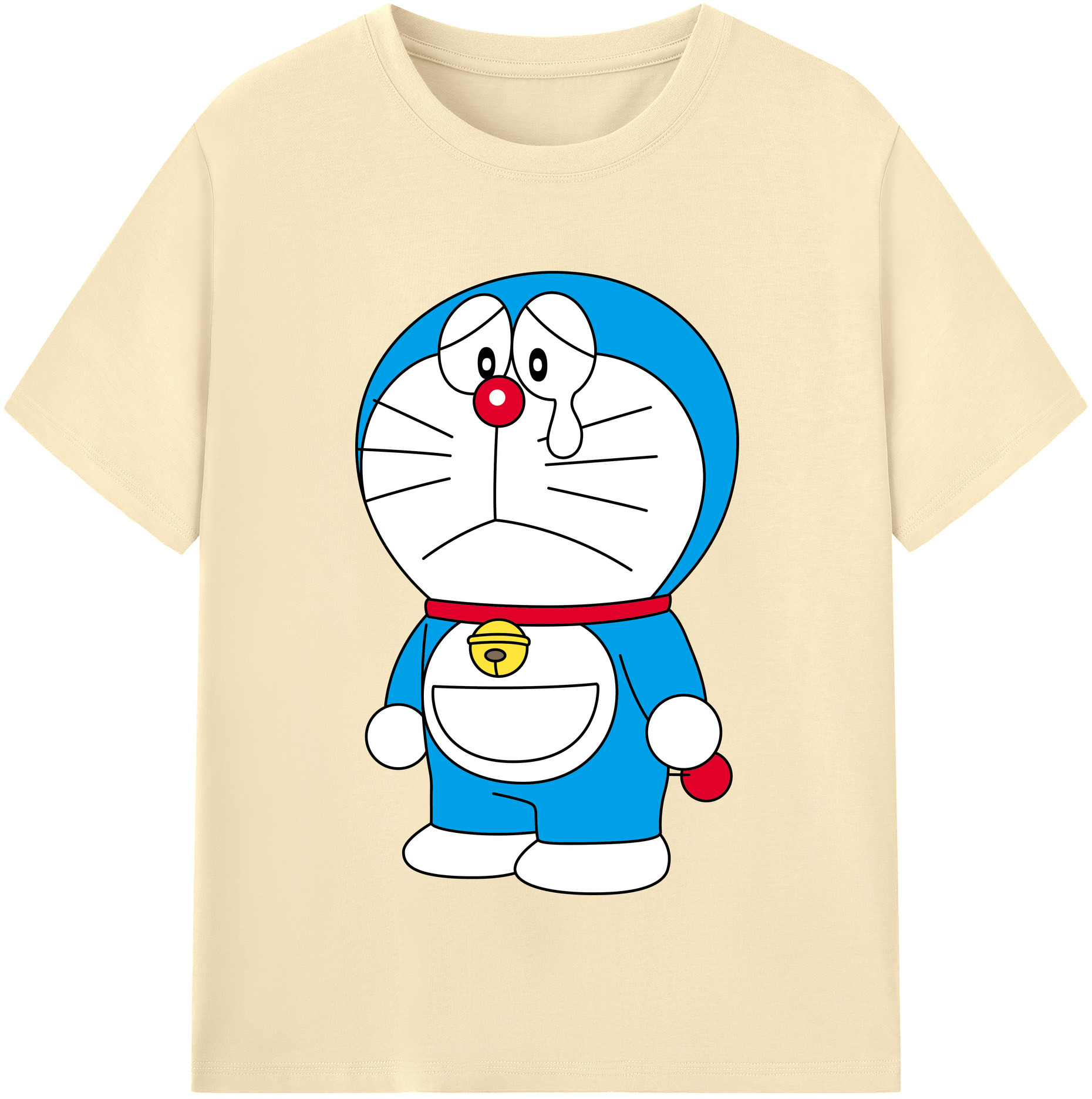 （画像用） ドラえもん Doraemon 綿100％半袖Tシャツ（フロントプリント）