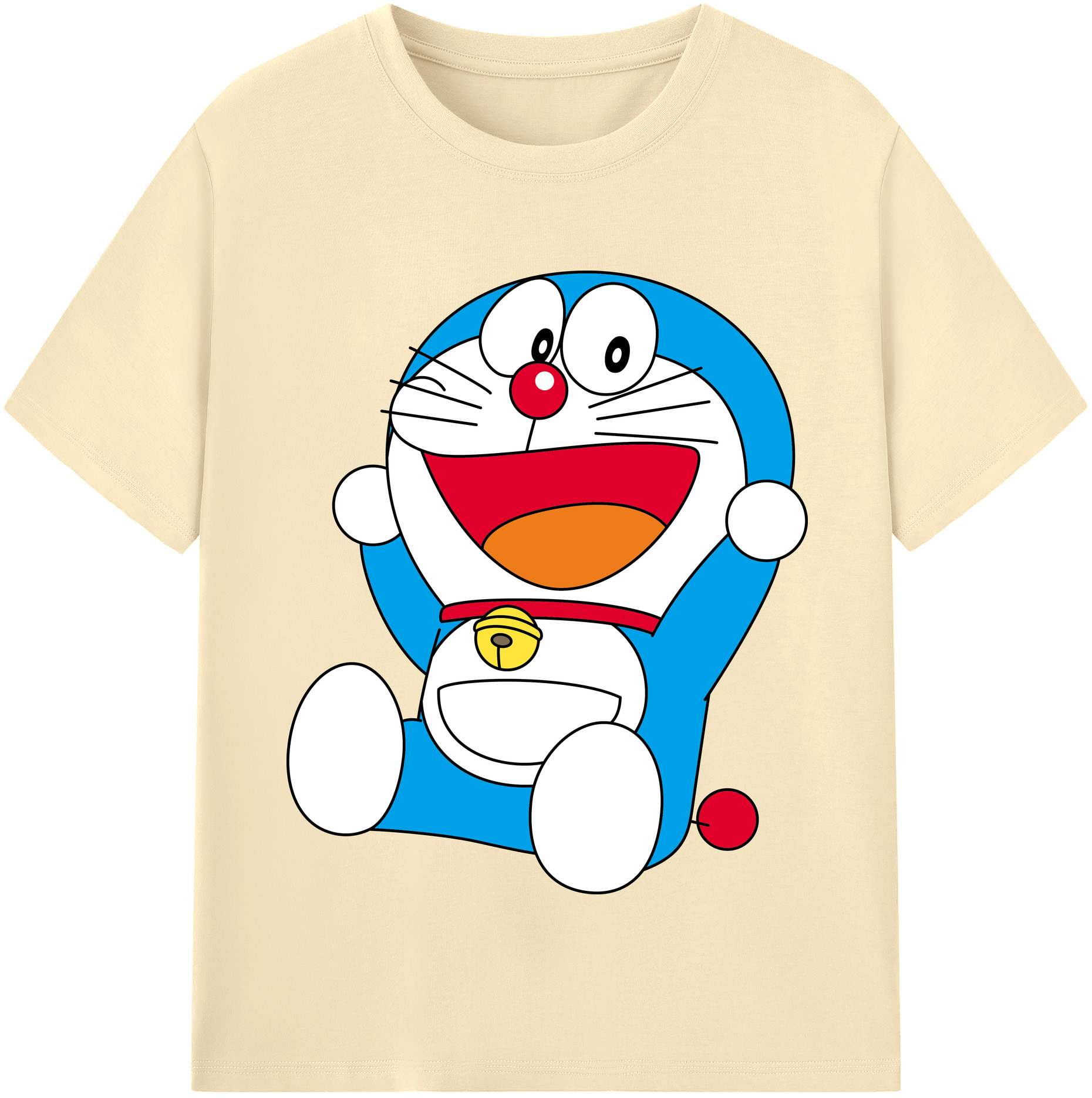 （画像用） ドラえもん Doraemon 綿100％半袖Tシャツ（フロントプリント）