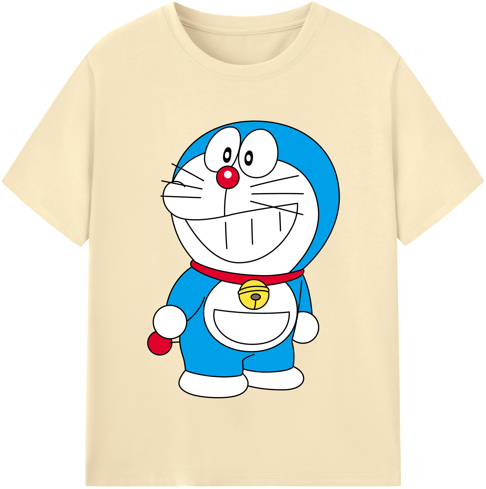 （画像用） ドラえもん Doraemon 綿100％半袖Tシャツ（フロントプリント）