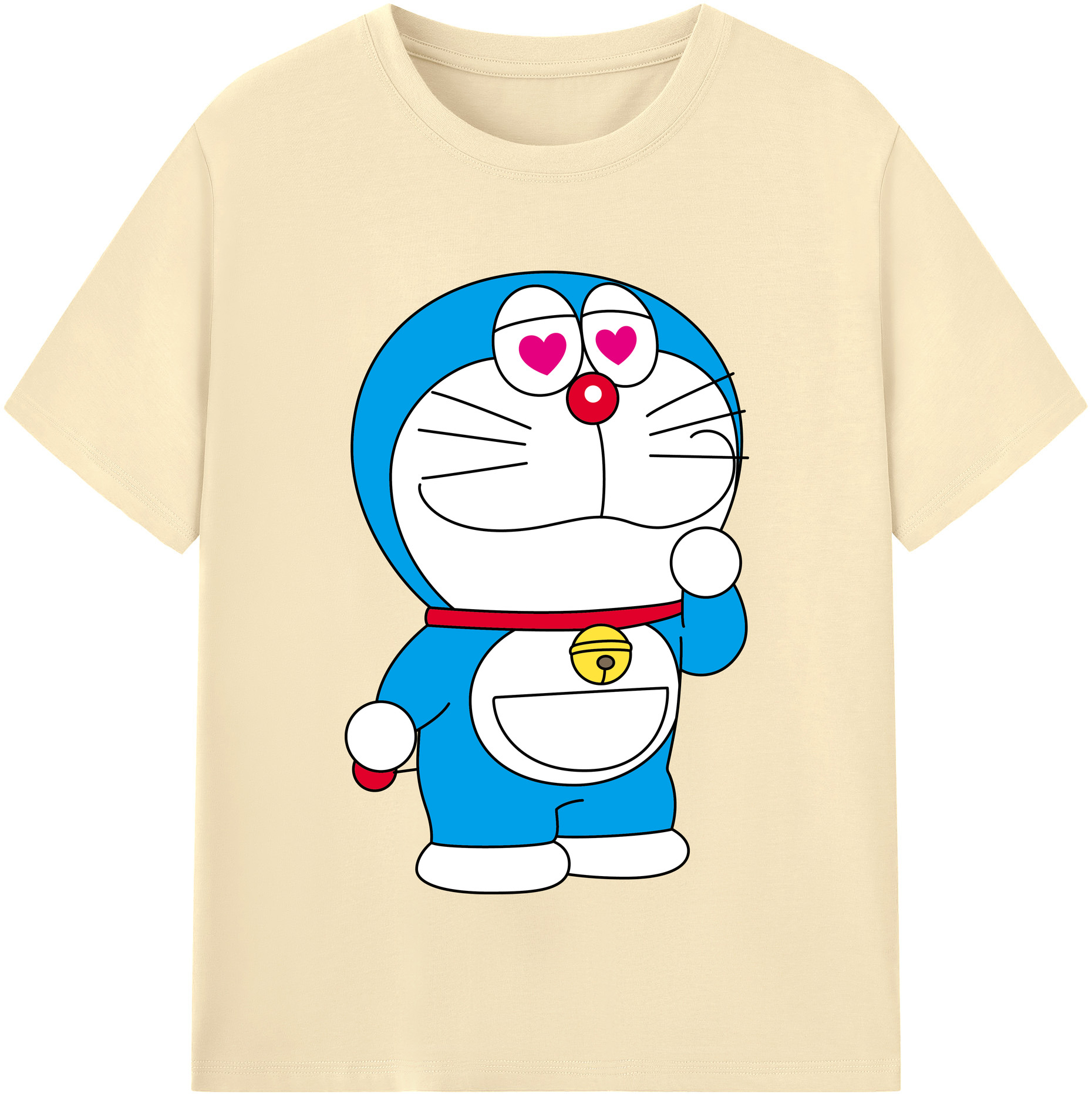 （画像用） ドラえもん Doraemon 綿100％半袖Tシャツ（フロントプリント）