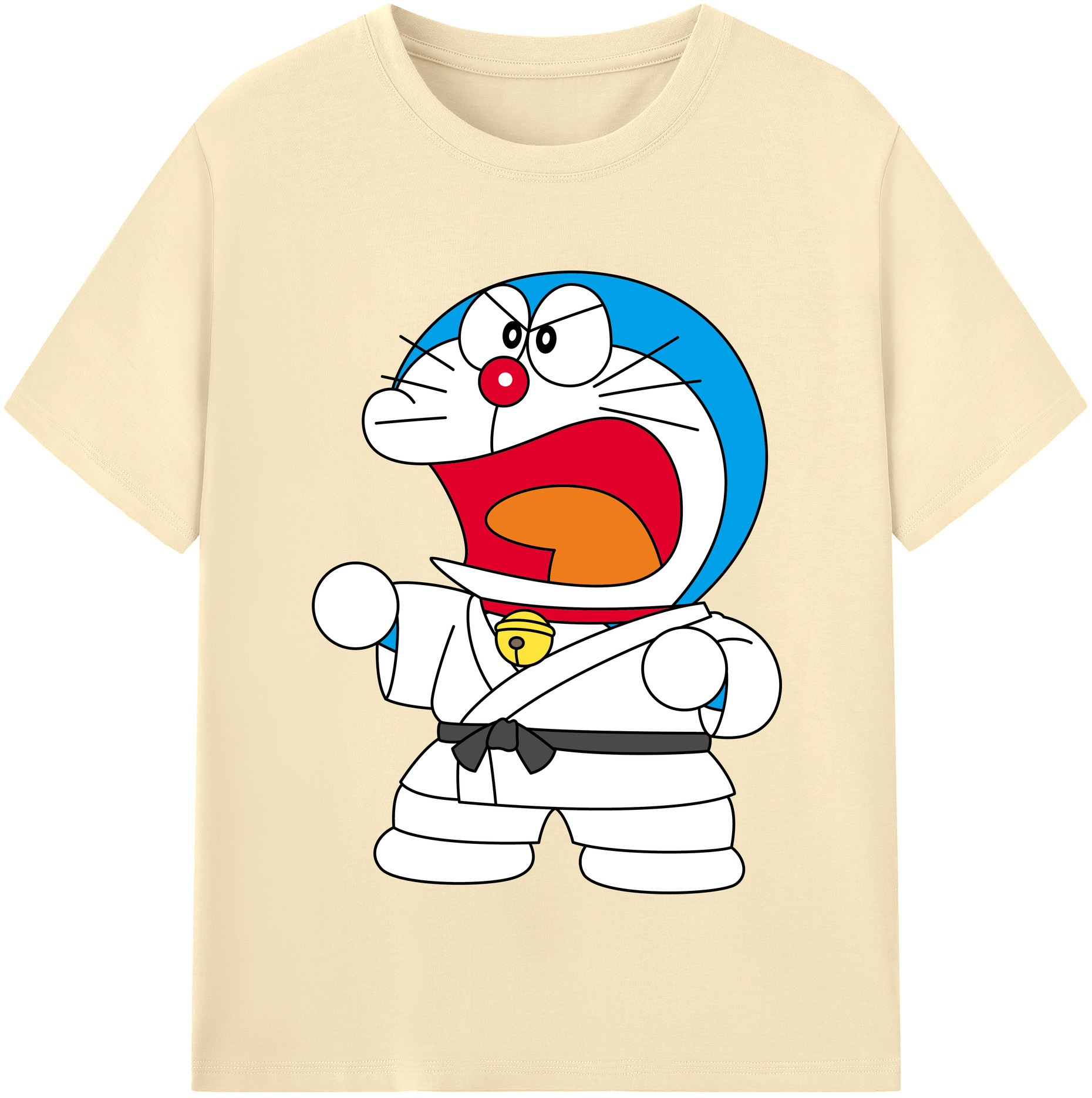 （画像用） ドラえもん Doraemon 綿100％半袖Tシャツ（フロントプリント）