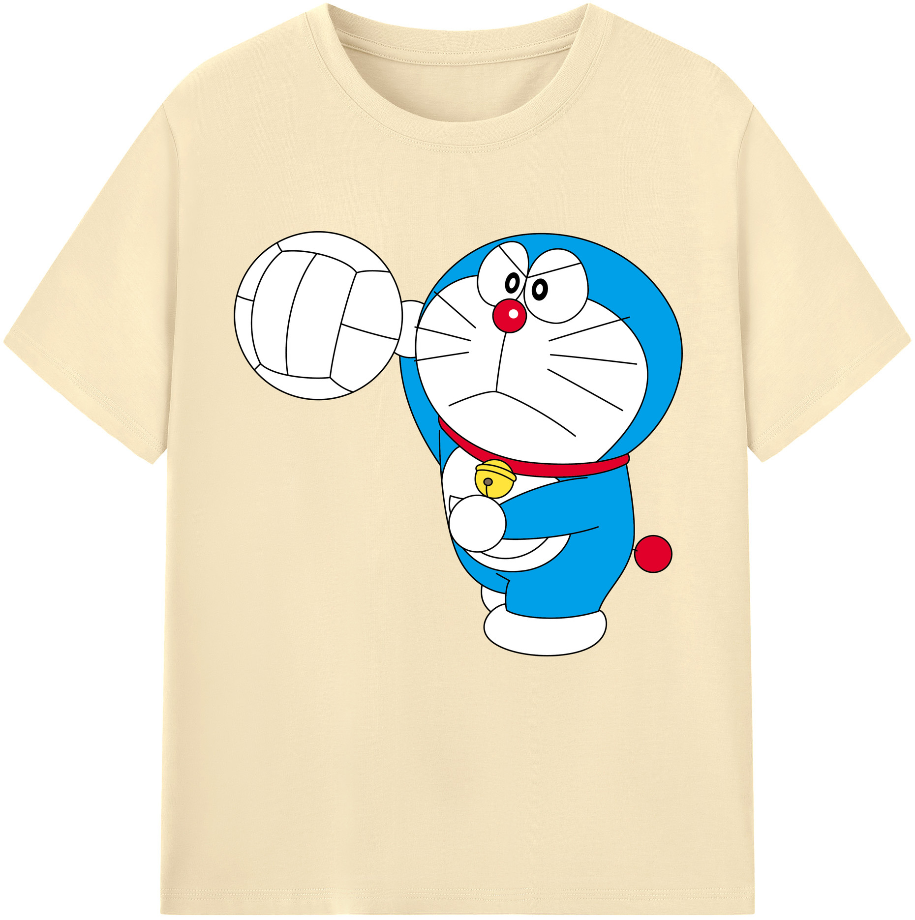 （画像用） ドラえもん Doraemon 綿100％半袖Tシャツ（フロントプリント）