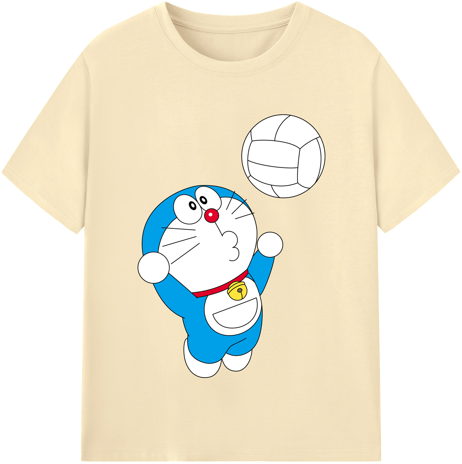 （画像用） ドラえもん Doraemon 綿100％半袖Tシャツ（フロントプリント）