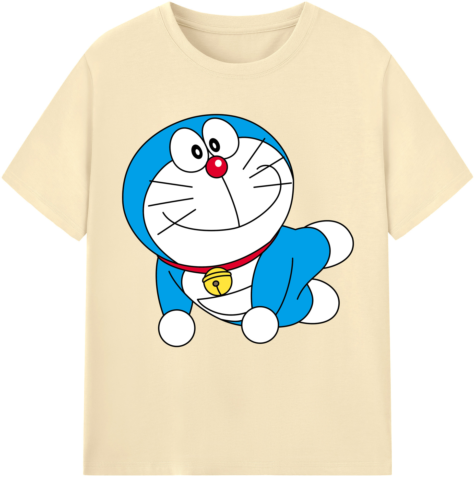 （画像用） ドラえもん Doraemon 綿100％半袖Tシャツ（フロントプリント）