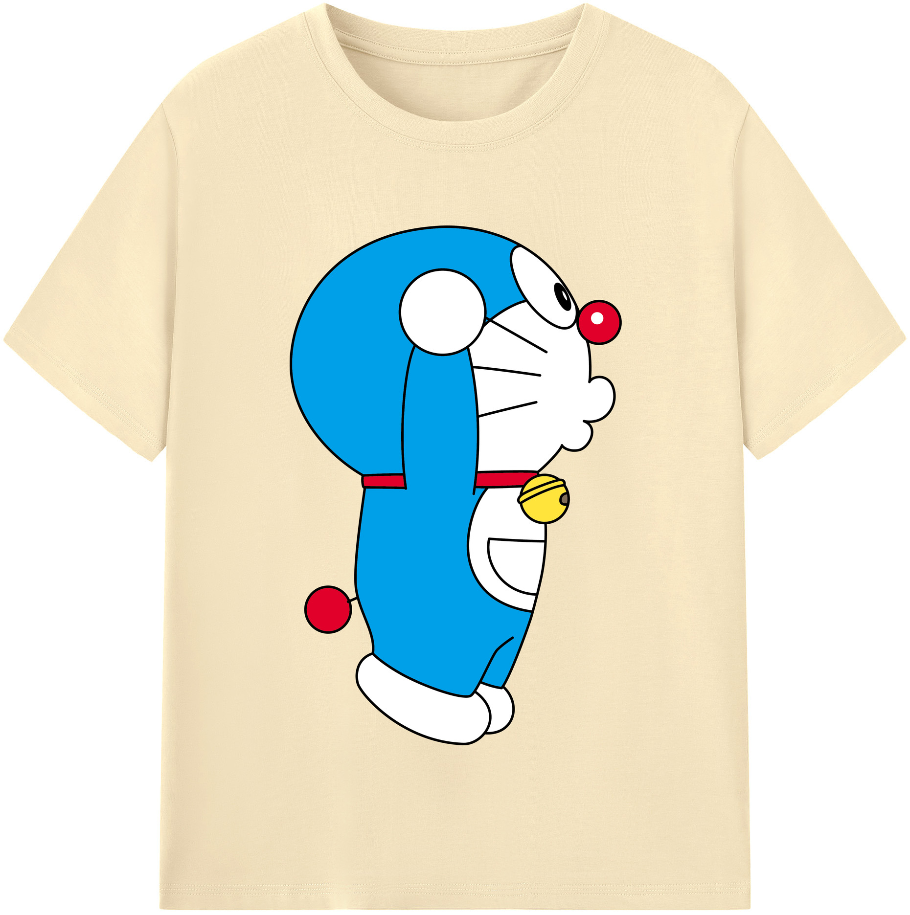 （画像用） ドラえもん Doraemon 綿100％半袖Tシャツ（フロントプリント）