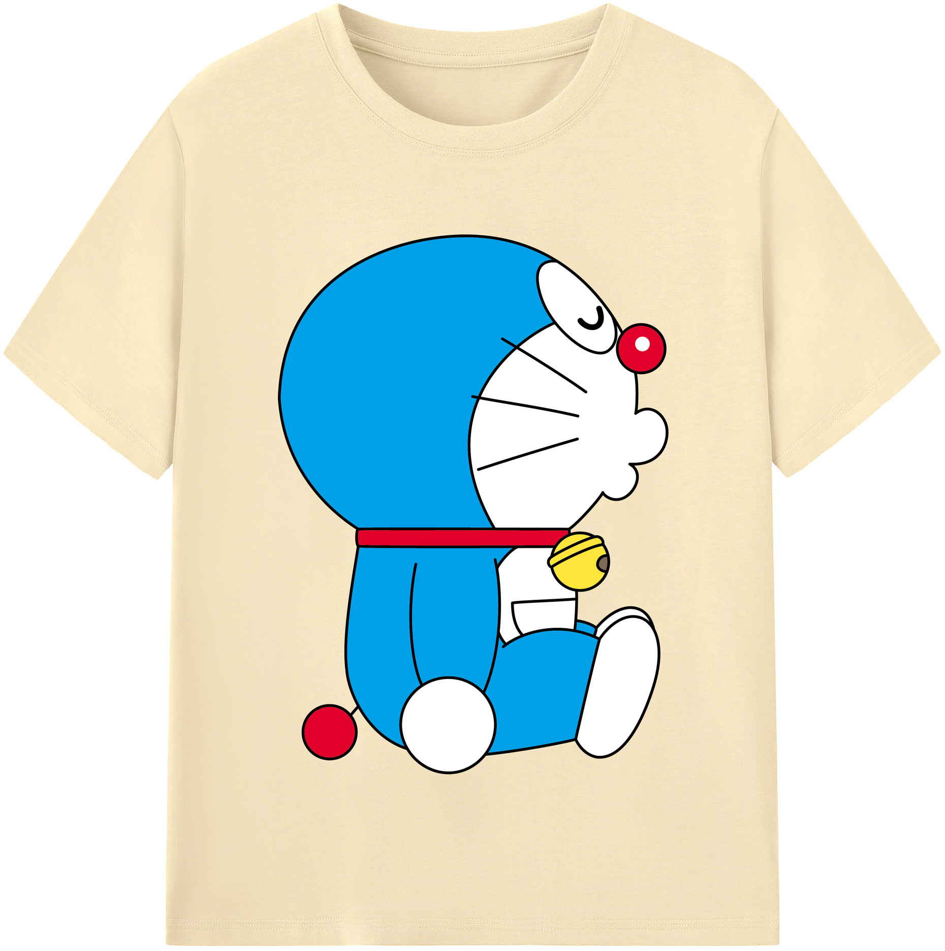 （画像用） ドラえもん Doraemon 綿100％半袖Tシャツ（フロントプリント）