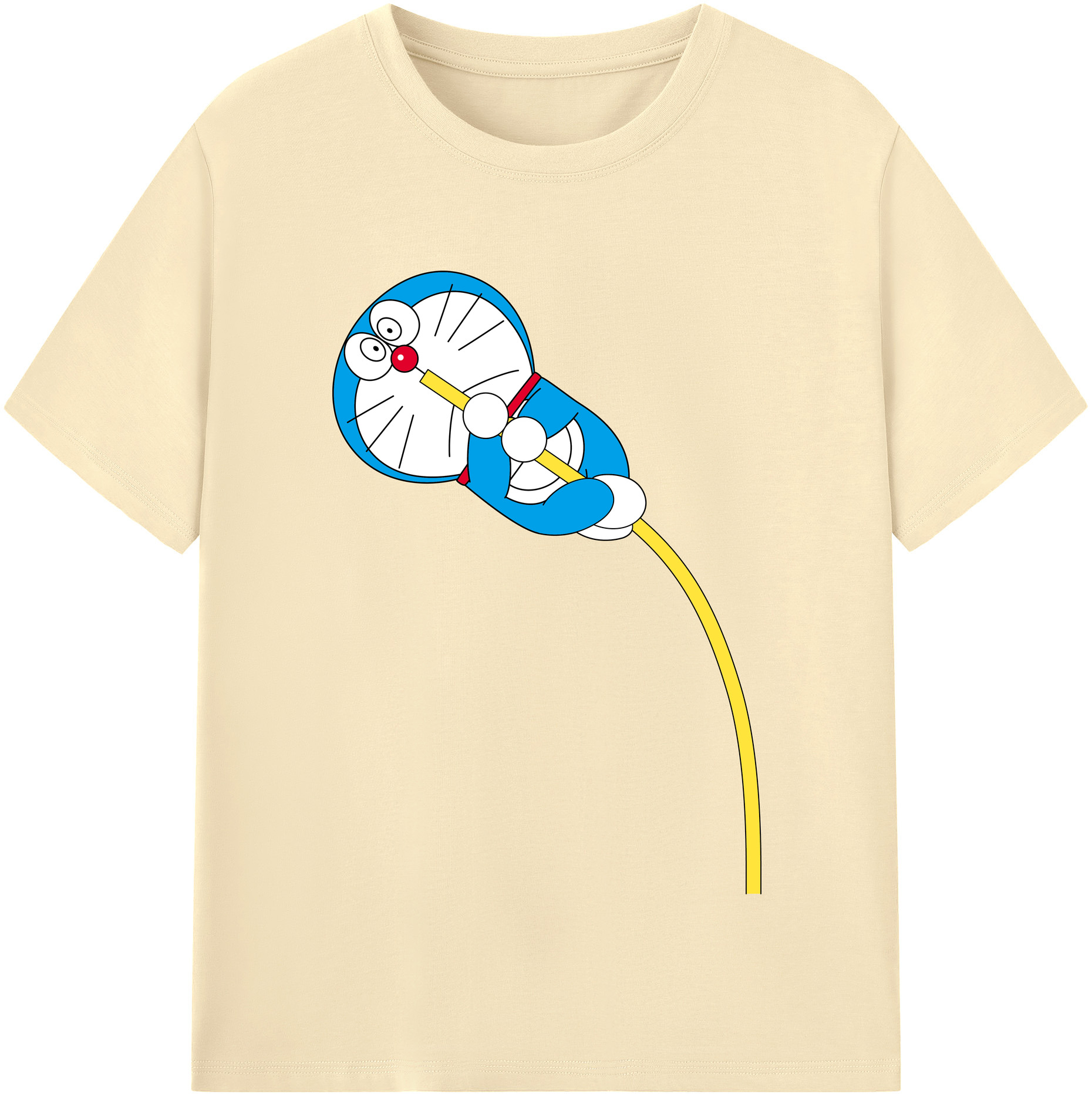 （画像用） ドラえもん Doraemon 綿100％半袖Tシャツ（フロントプリント）