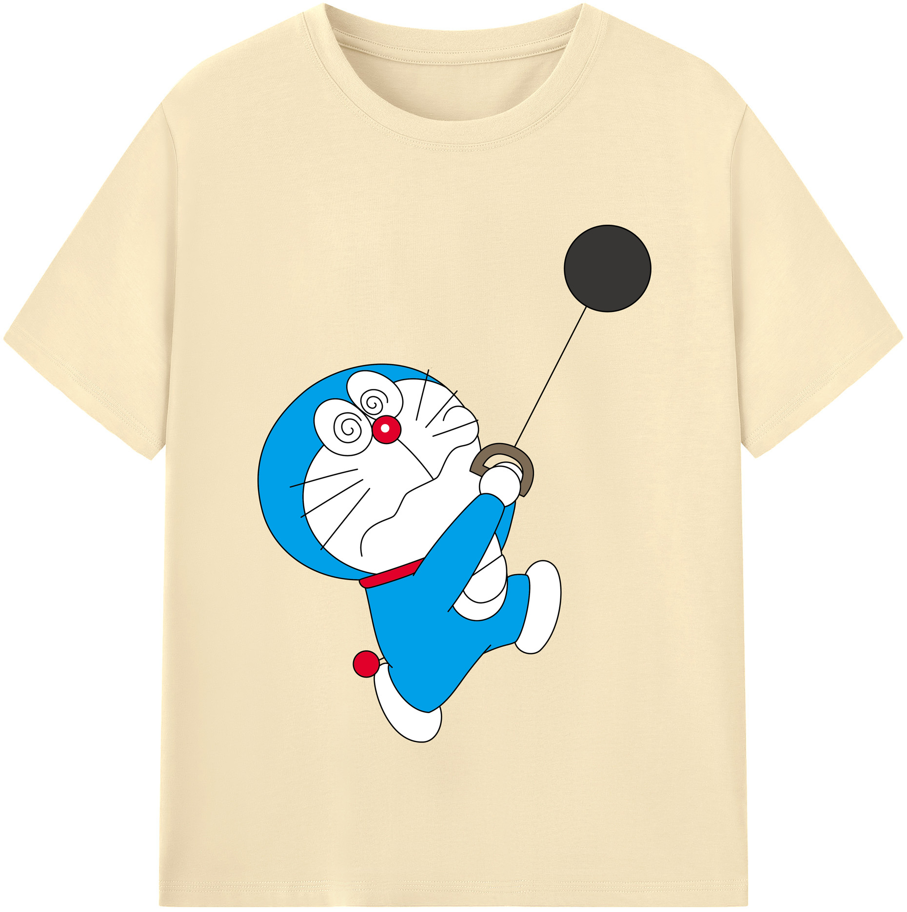 （画像用） ドラえもん Doraemon 綿100％半袖Tシャツ（フロントプリント）