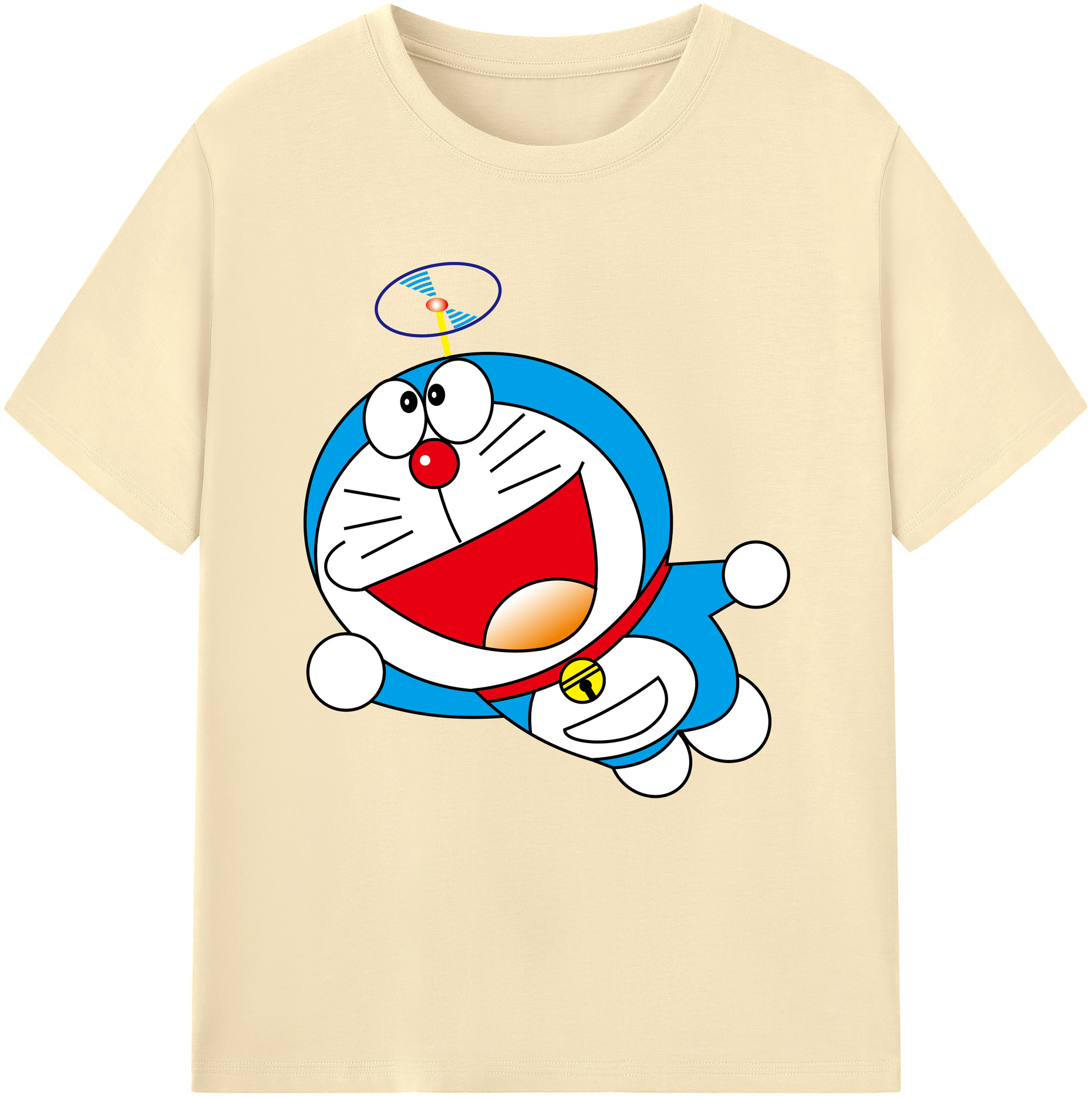 （画像用） ドラえもん Doraemon 綿100％半袖Tシャツ（フロントプリント）
