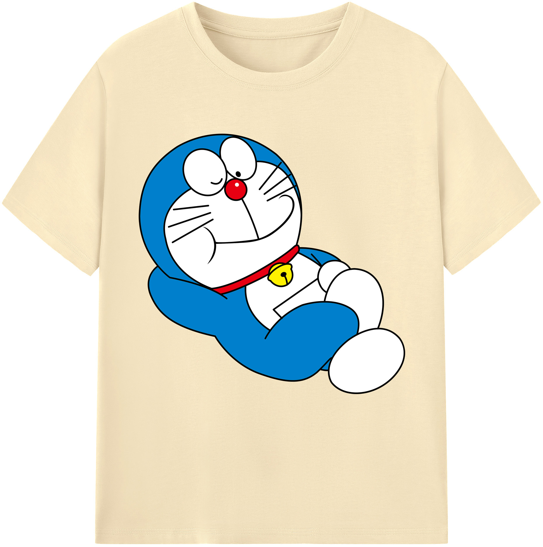 （画像用） ドラえもん Doraemon 綿100％半袖Tシャツ（フロントプリント）