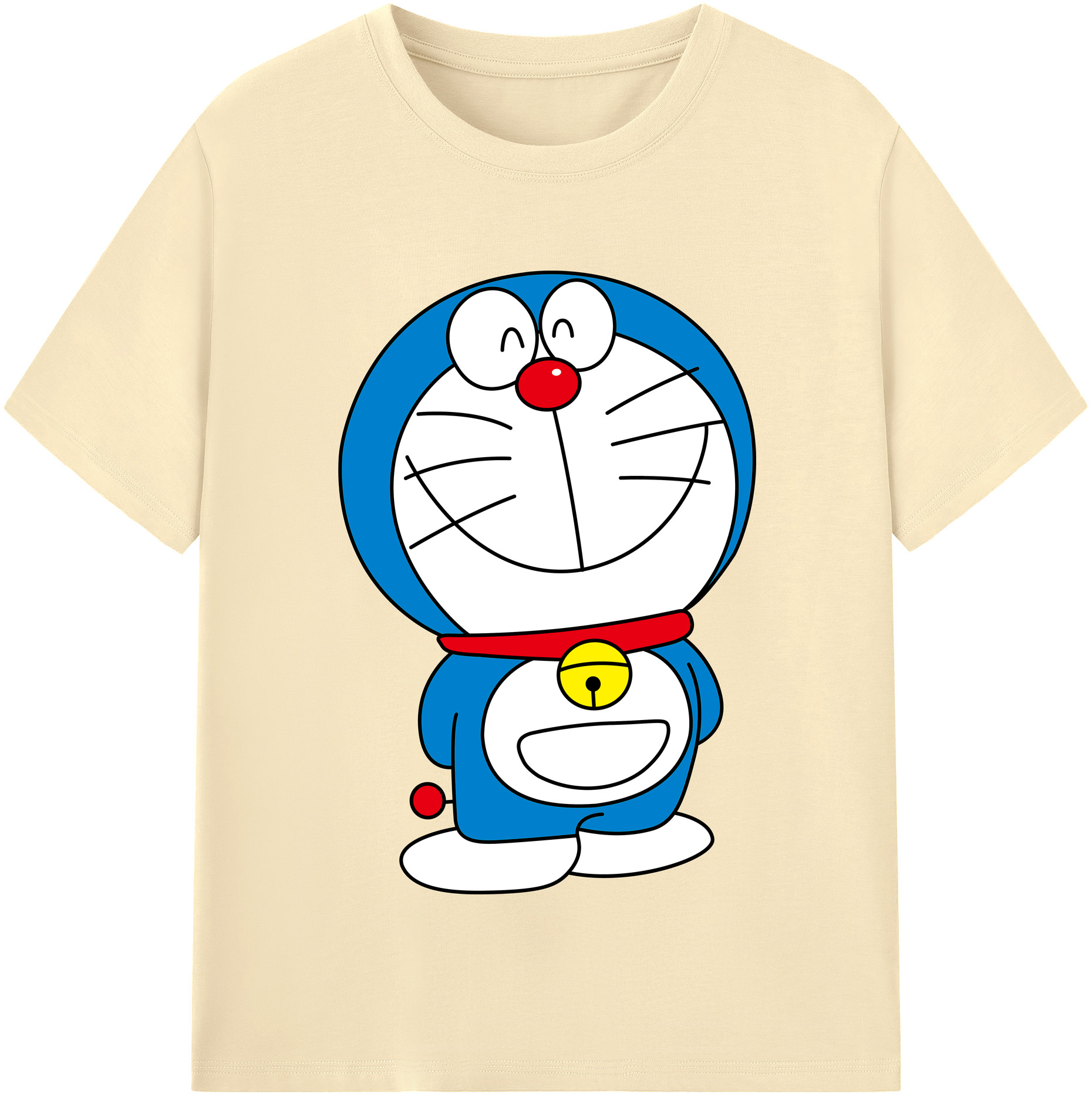 （画像用） ドラえもん Doraemon 綿100％半袖Tシャツ（フロントプリント）