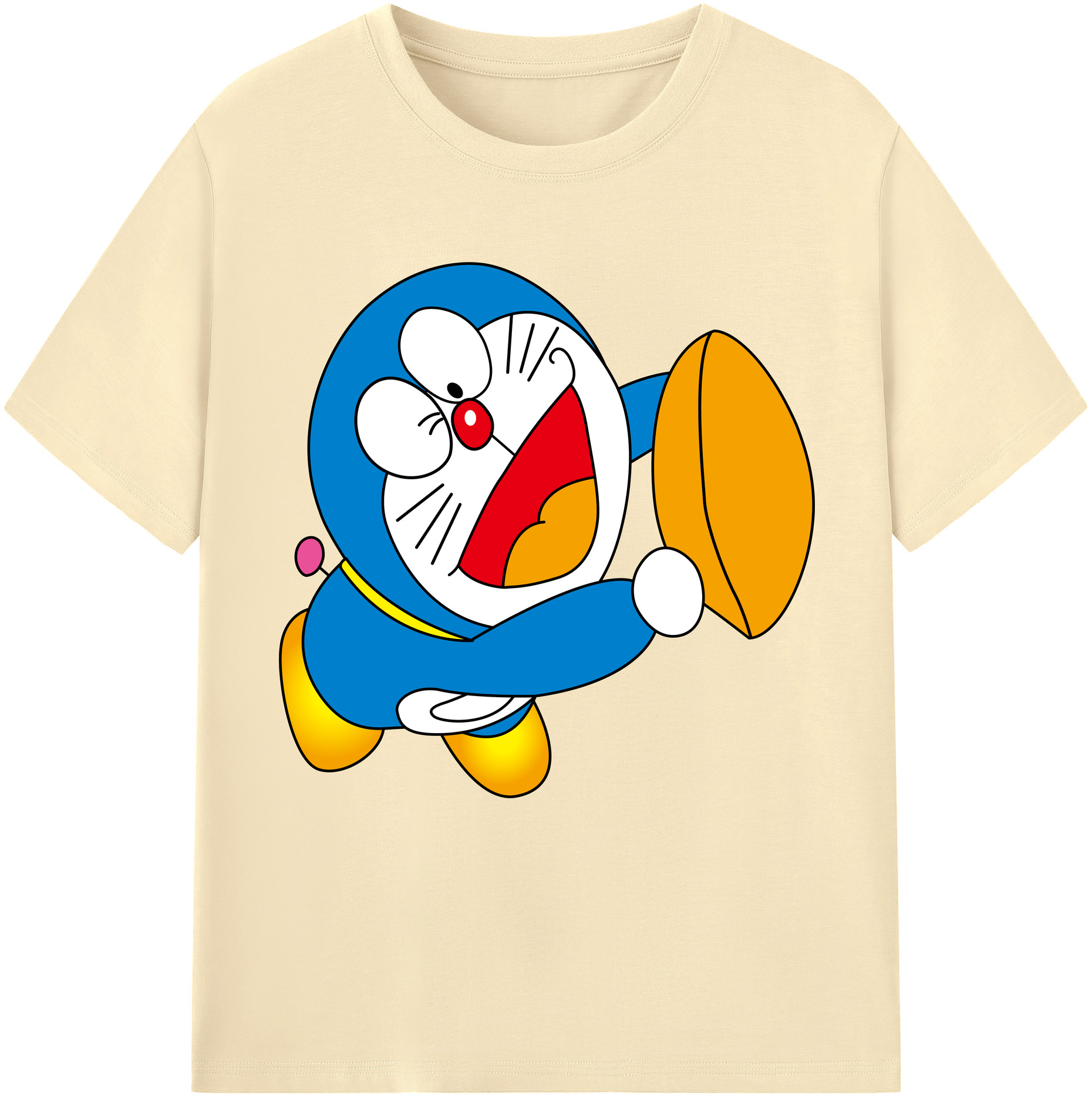 （画像用） ドラえもん Doraemon 綿100％半袖Tシャツ（フロントプリント）