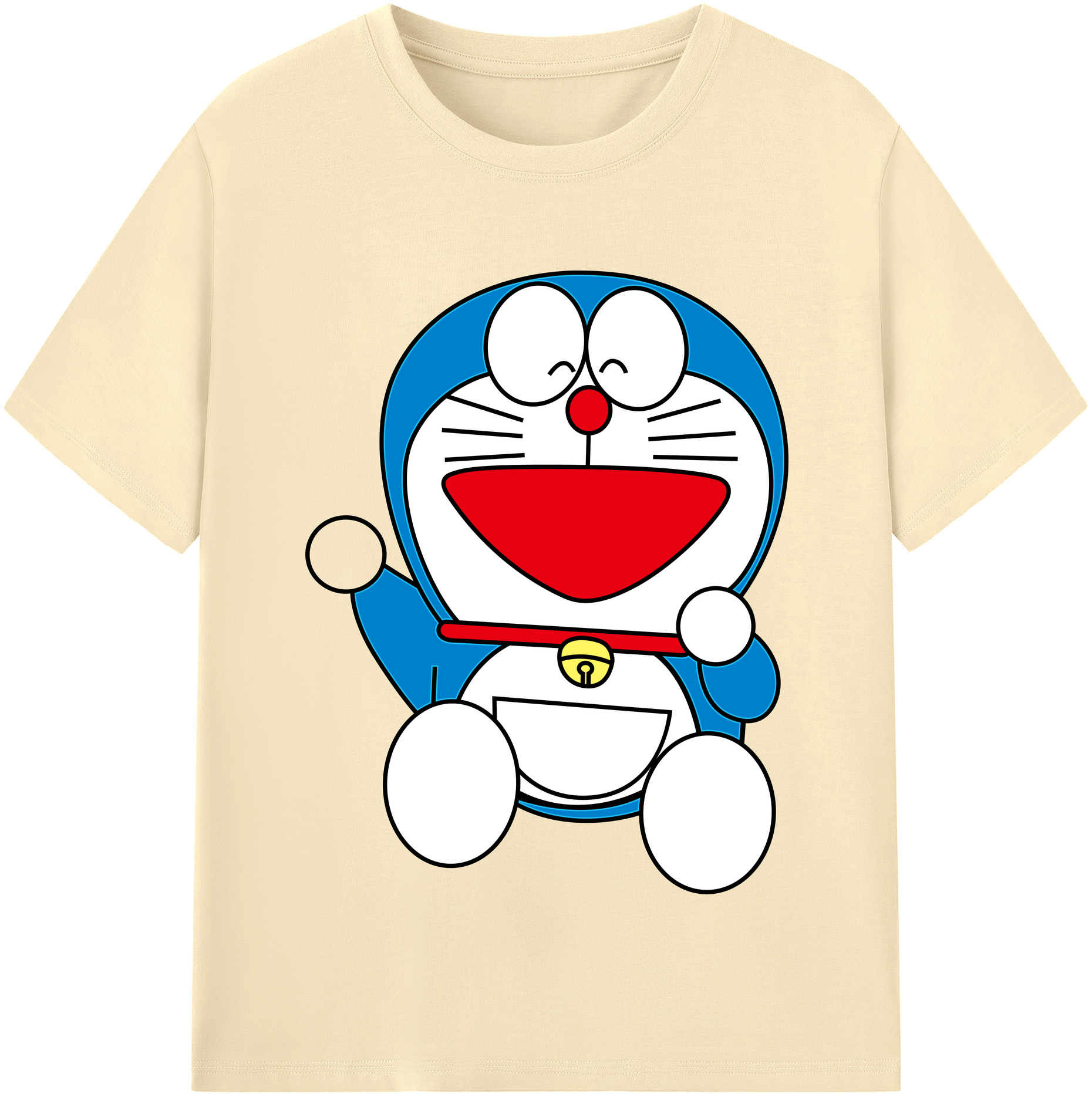 （画像用） ドラえもん Doraemon 綿100％半袖Tシャツ（フロントプリント）
