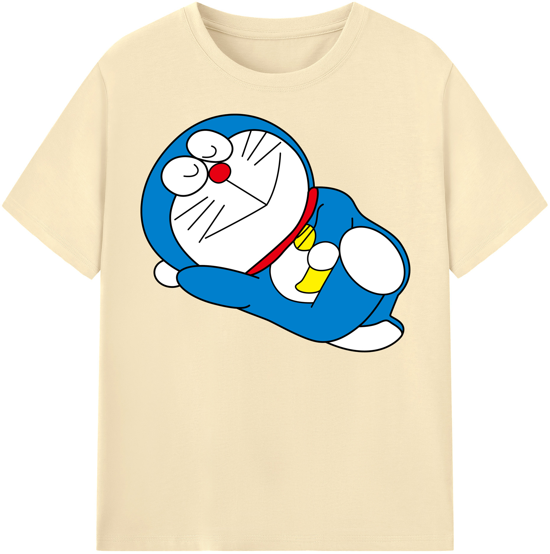 （画像用） ドラえもん Doraemon 綿100％半袖Tシャツ（フロントプリント）