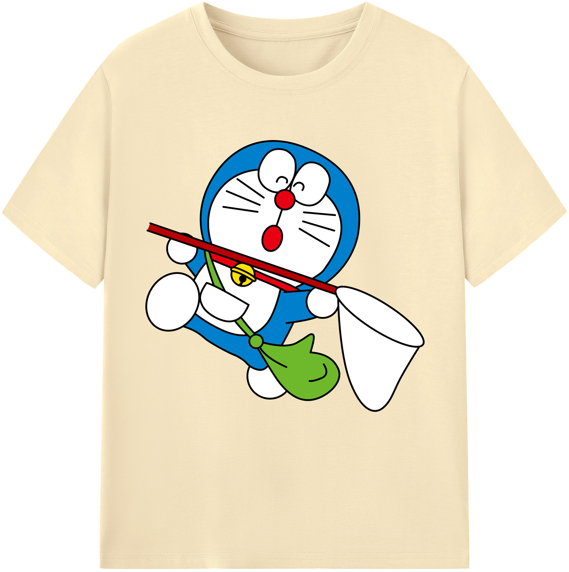 （画像用） ドラえもん Doraemon 綿100％半袖Tシャツ（フロントプリント）