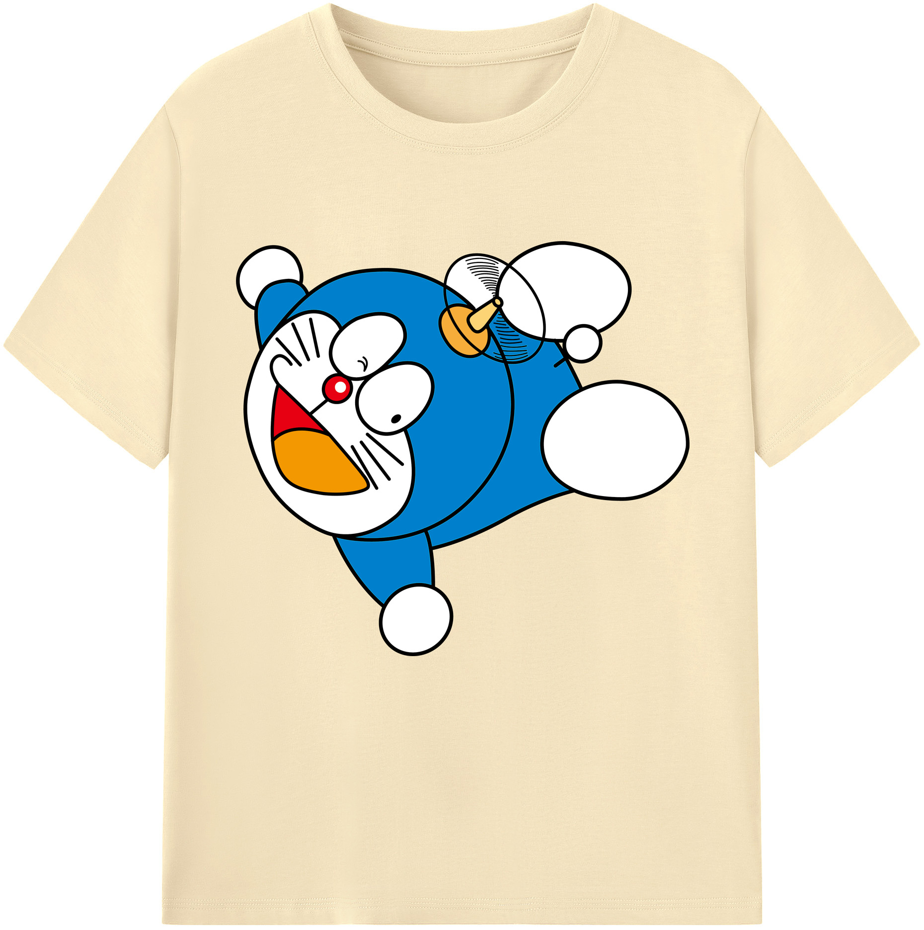 （画像用） ドラえもん Doraemon 綿100％半袖Tシャツ（フロントプリント）