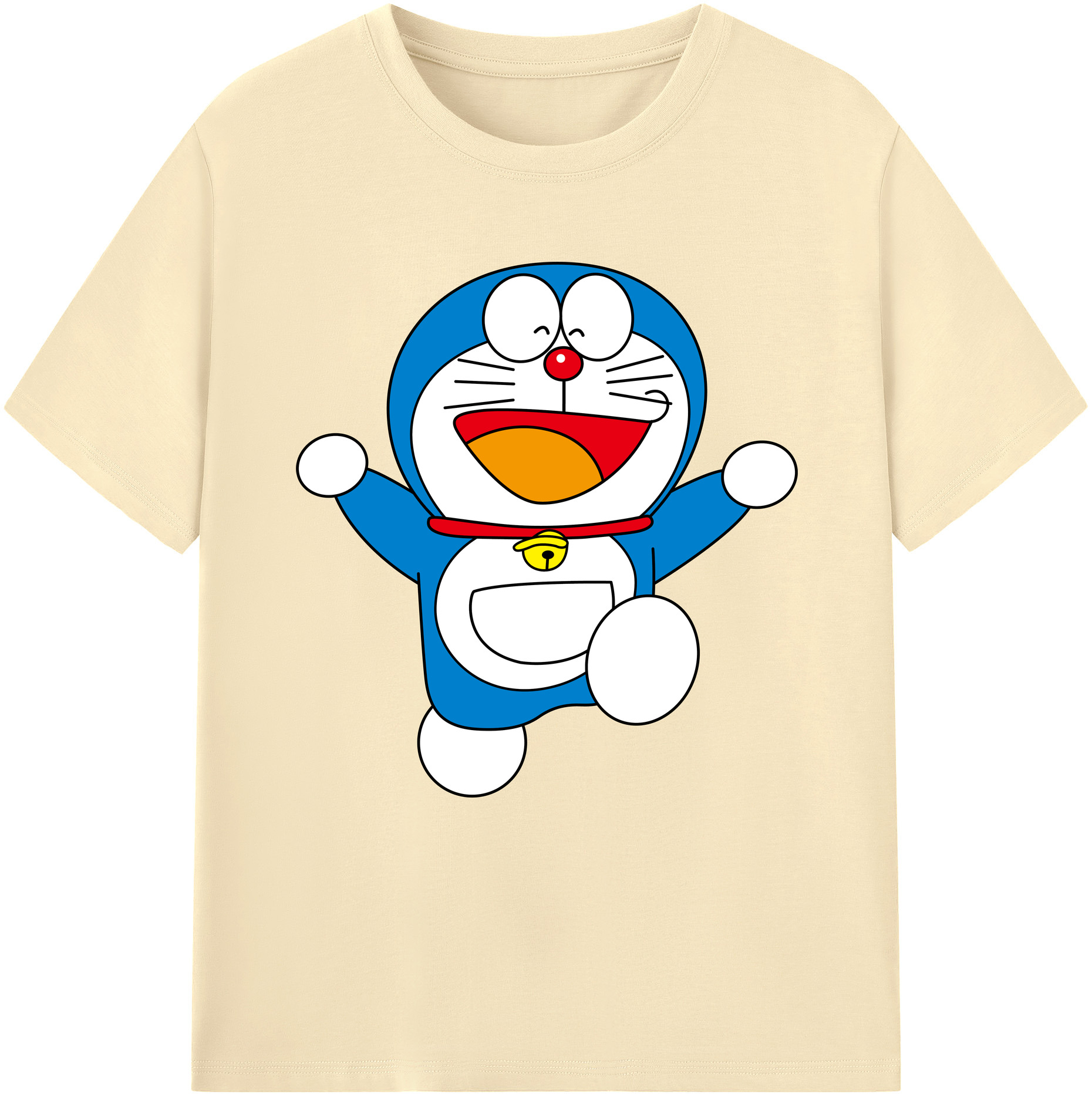 （画像用） ドラえもん Doraemon 綿100％半袖Tシャツ（フロントプリント）