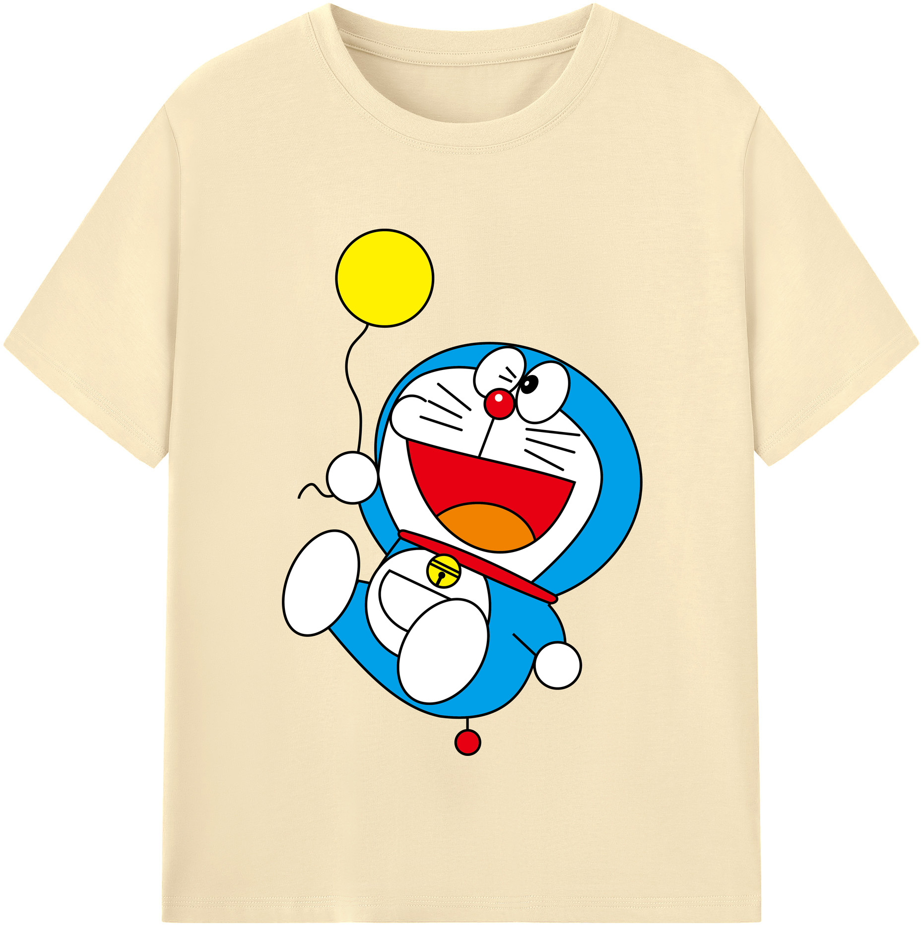 （画像用） ドラえもん Doraemon 綿100％半袖Tシャツ（フロントプリント）