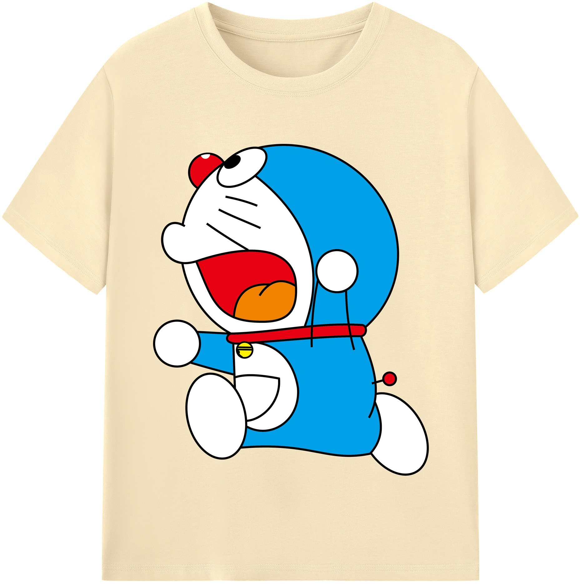 （画像用） ドラえもん Doraemon 綿100％半袖Tシャツ（フロントプリント）