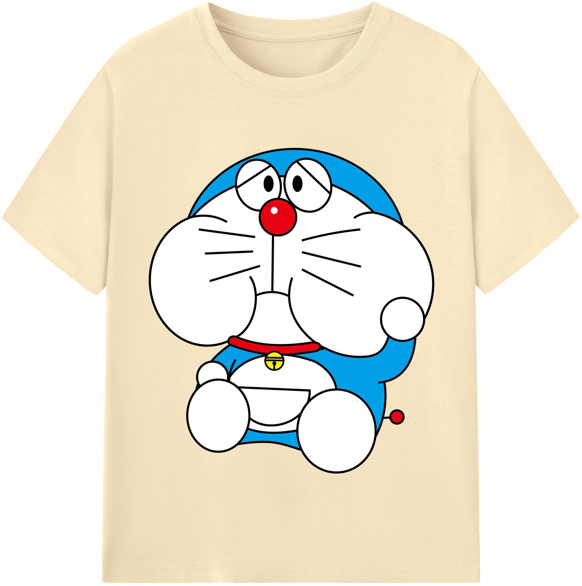 （画像用） ドラえもん Doraemon 綿100％半袖Tシャツ（フロントプリント）