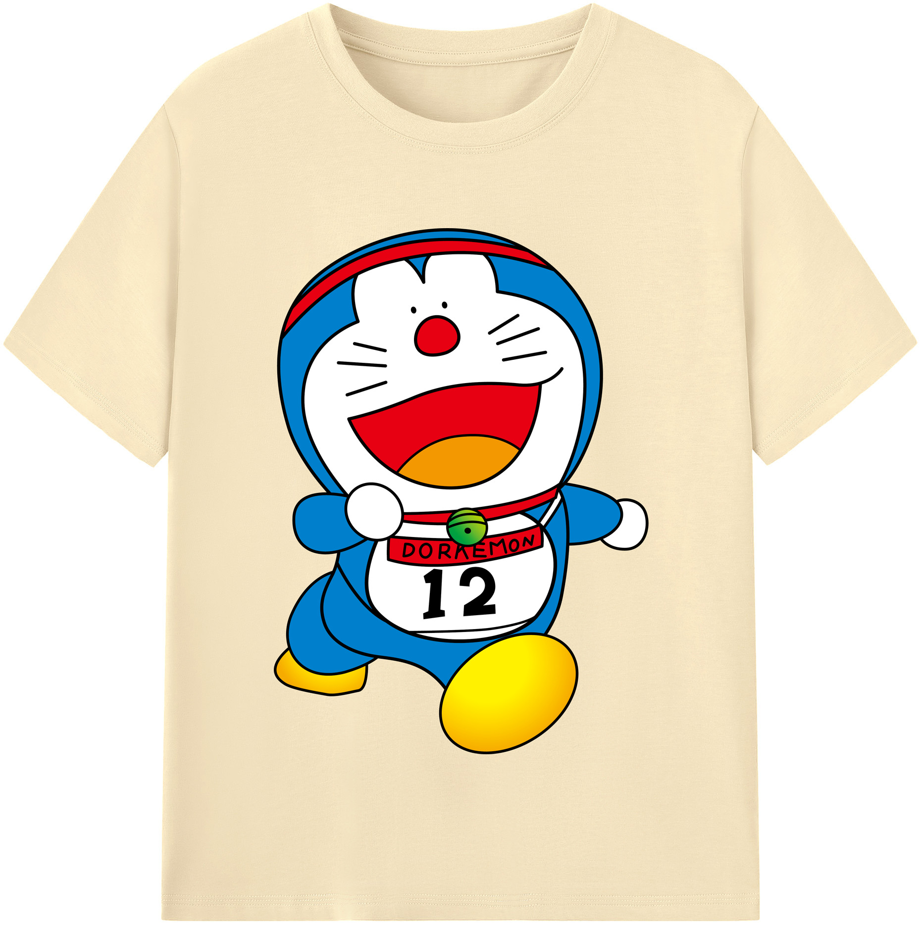 （画像用） ドラえもん Doraemon 綿100％半袖Tシャツ（フロントプリント）