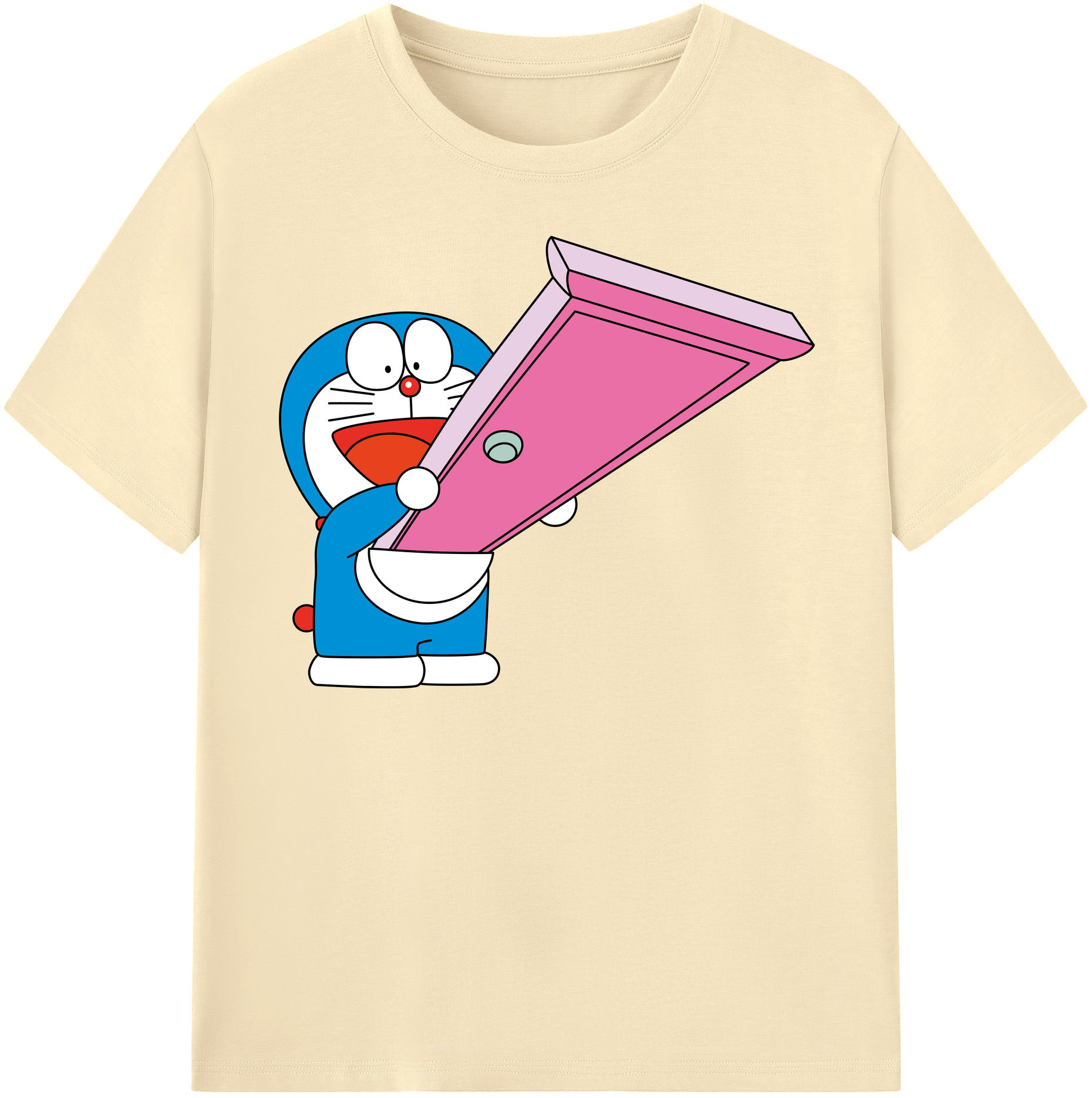 （画像用） ドラえもん Doraemon 綿100％半袖Tシャツ（フロントプリント）