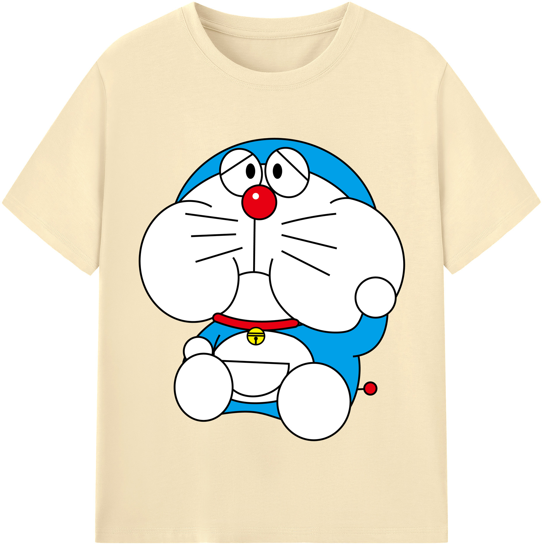（画像用） ドラえもん Doraemon 綿100％半袖Tシャツ（フロントプリント）