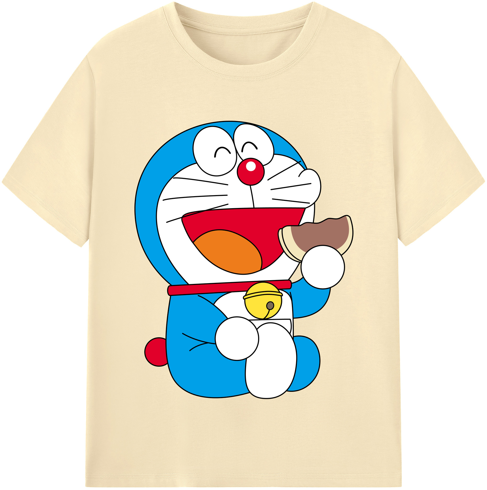 （画像用） ドラえもん Doraemon 綿100％半袖Tシャツ（フロントプリント）
