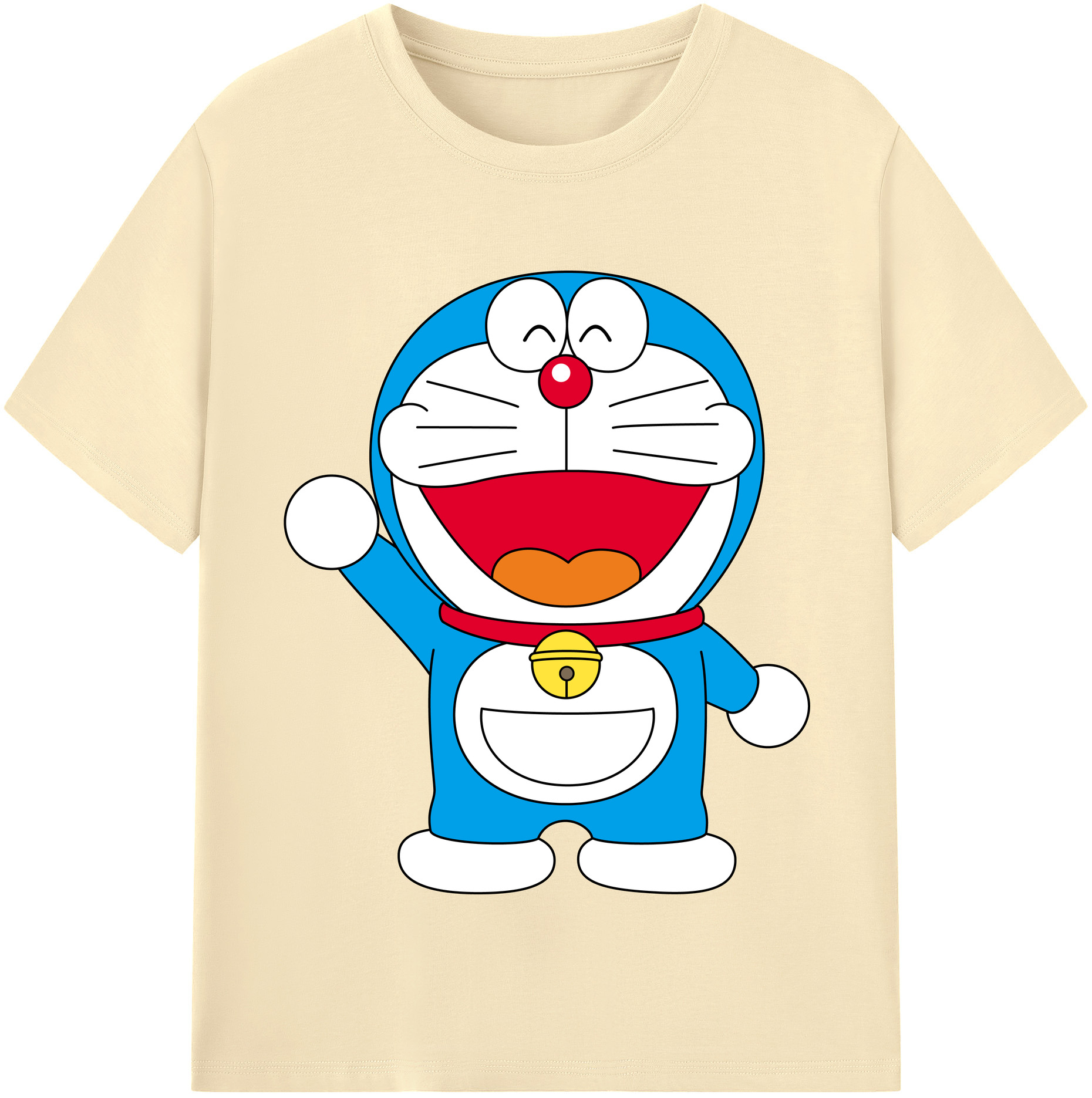 （画像用） ドラえもん Doraemon 綿100％半袖Tシャツ（フロントプリント）