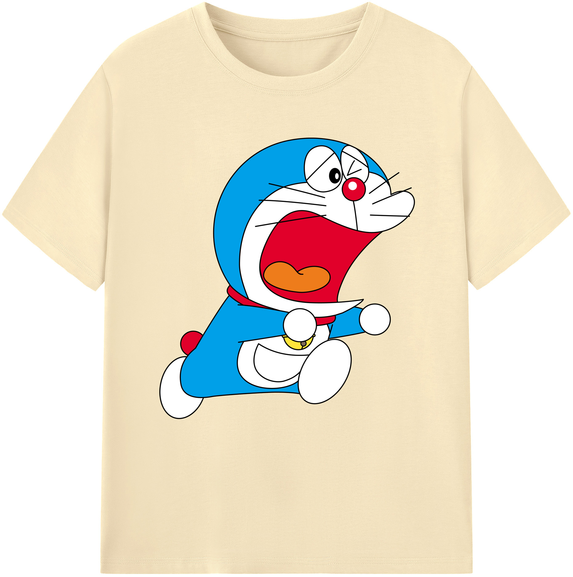 （画像用） ドラえもん Doraemon 綿100％半袖Tシャツ（フロントプリント）