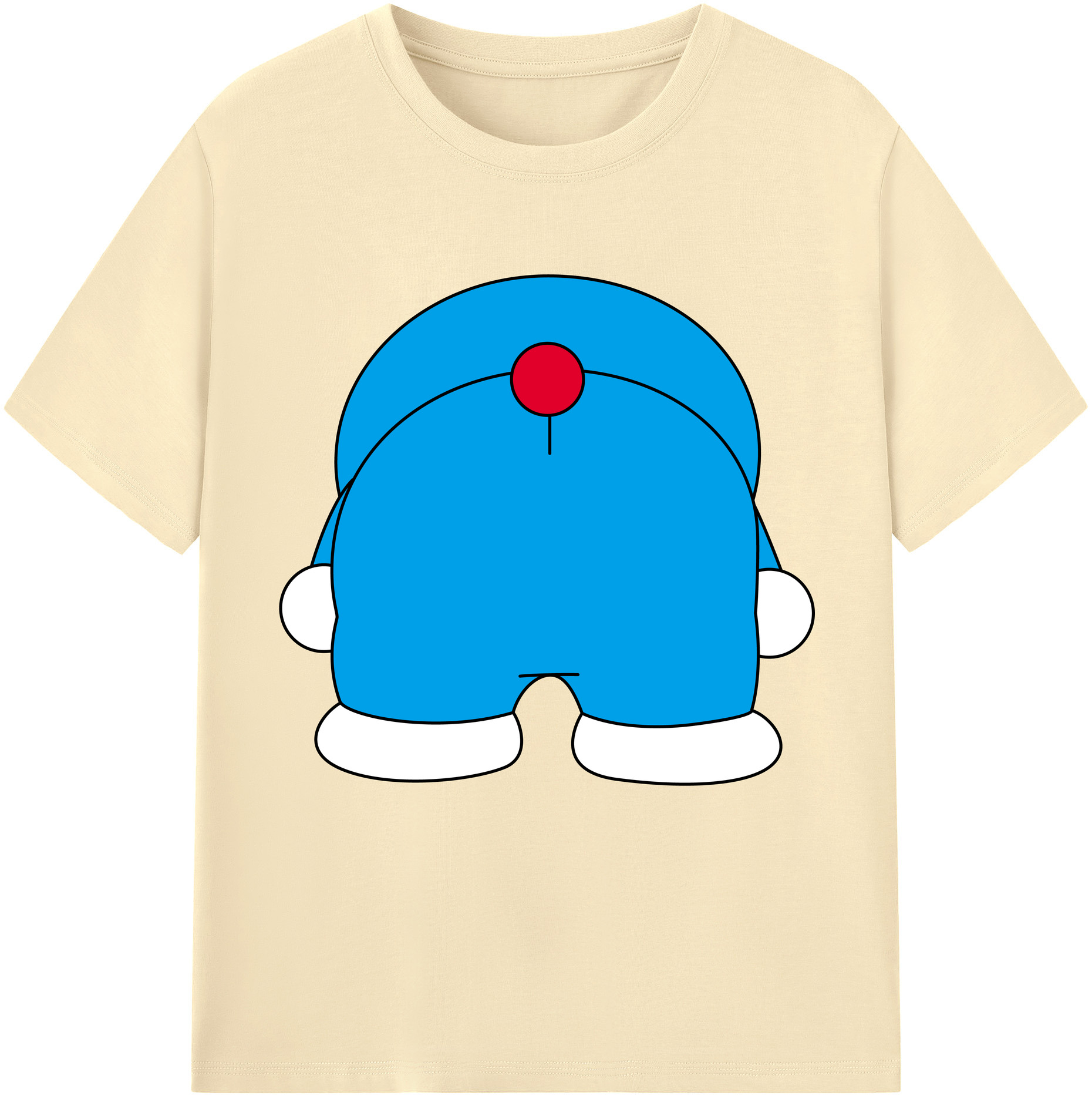 （画像用） ドラえもん Doraemon 綿100％半袖Tシャツ（フロントプリント）
