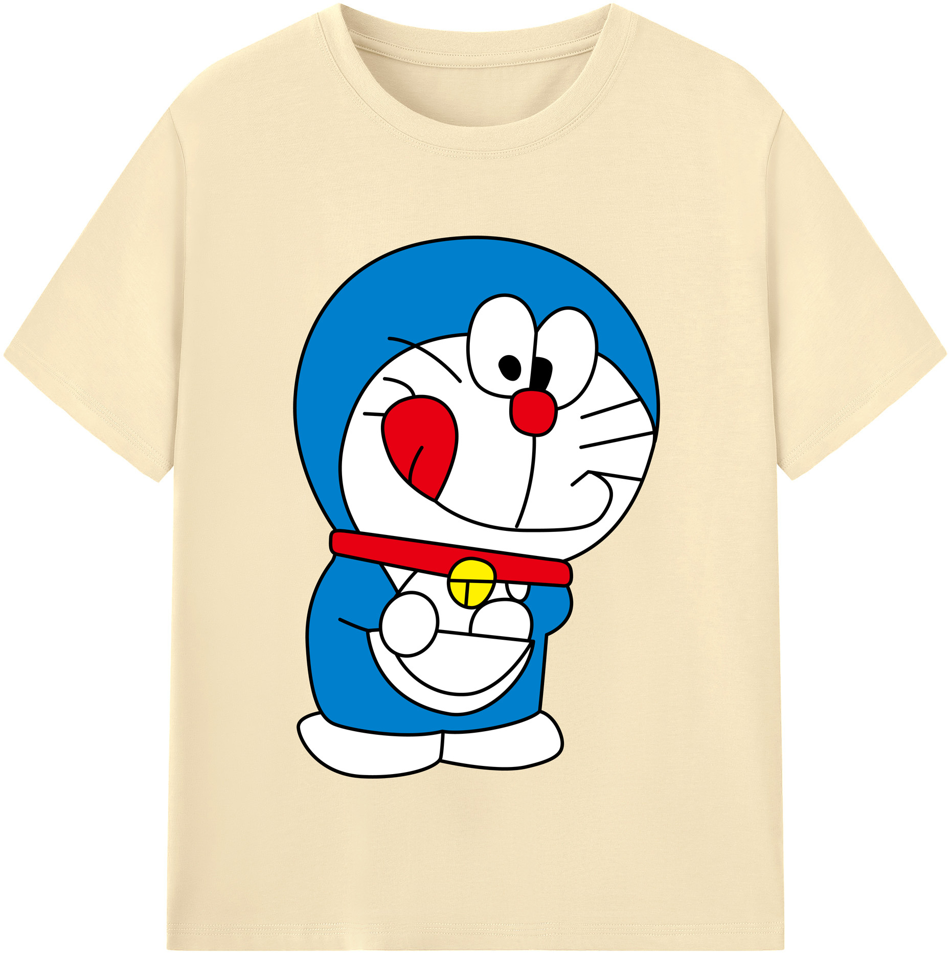 （画像用） ドラえもん Doraemon 綿100％半袖Tシャツ（フロントプリント）