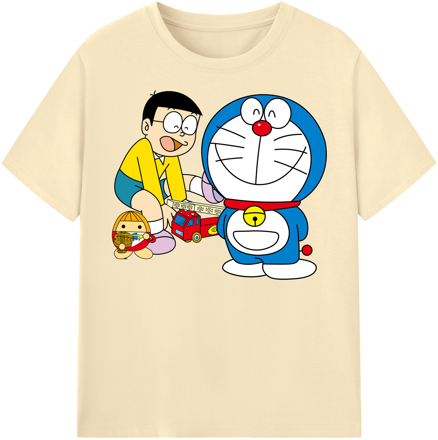 （画像用） ドラえもん Doraemon 綿100％半袖Tシャツ（フロントプリント）