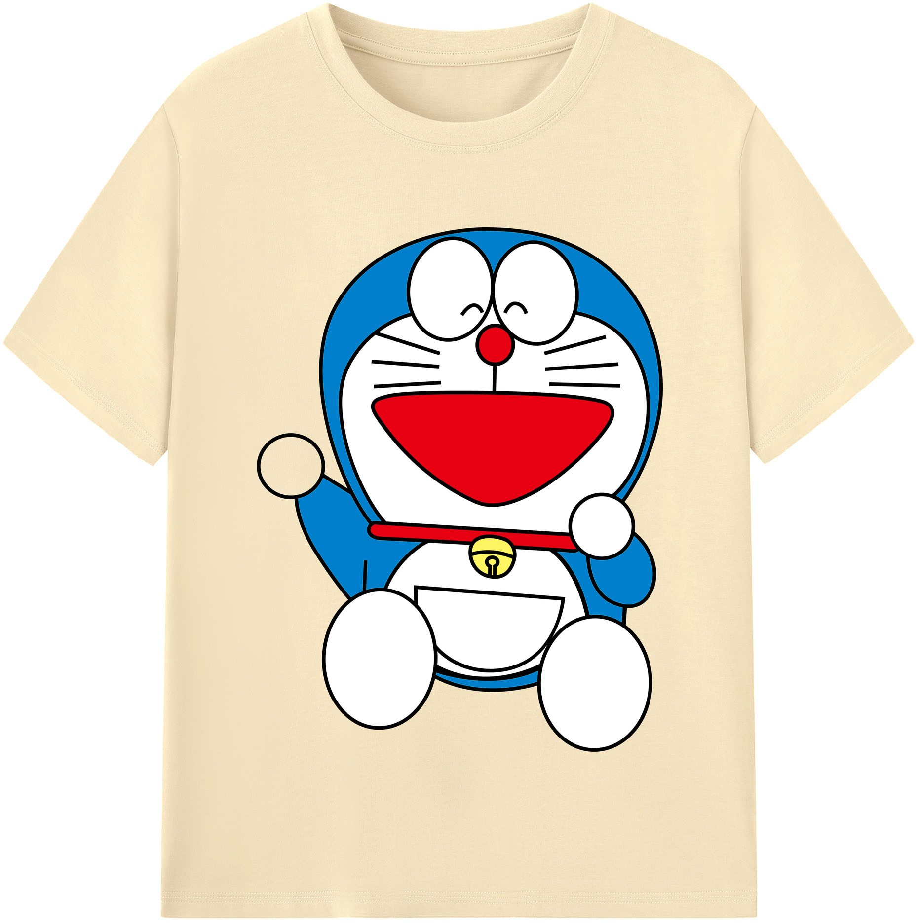 （画像用） ドラえもん Doraemon 綿100％半袖Tシャツ（フロントプリント）