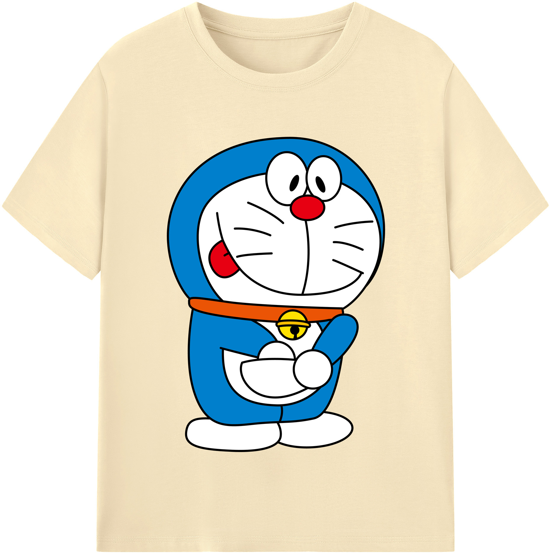 （画像用） ドラえもん Doraemon 綿100％半袖Tシャツ（フロントプリント）