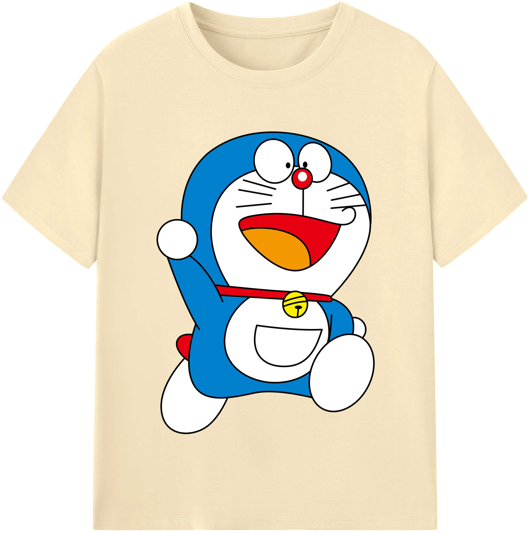 （画像用） ドラえもん Doraemon 綿100％半袖Tシャツ（フロントプリント）