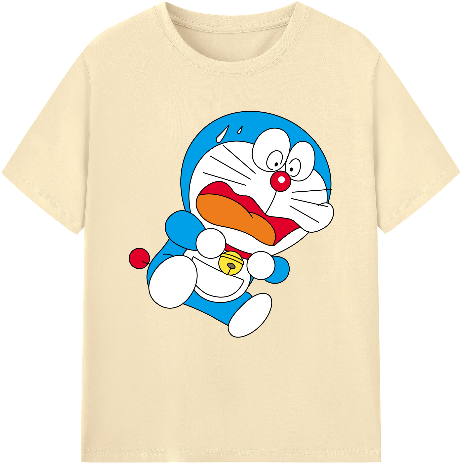 （画像用） ドラえもん Doraemon 綿100％半袖Tシャツ（フロントプリント）
