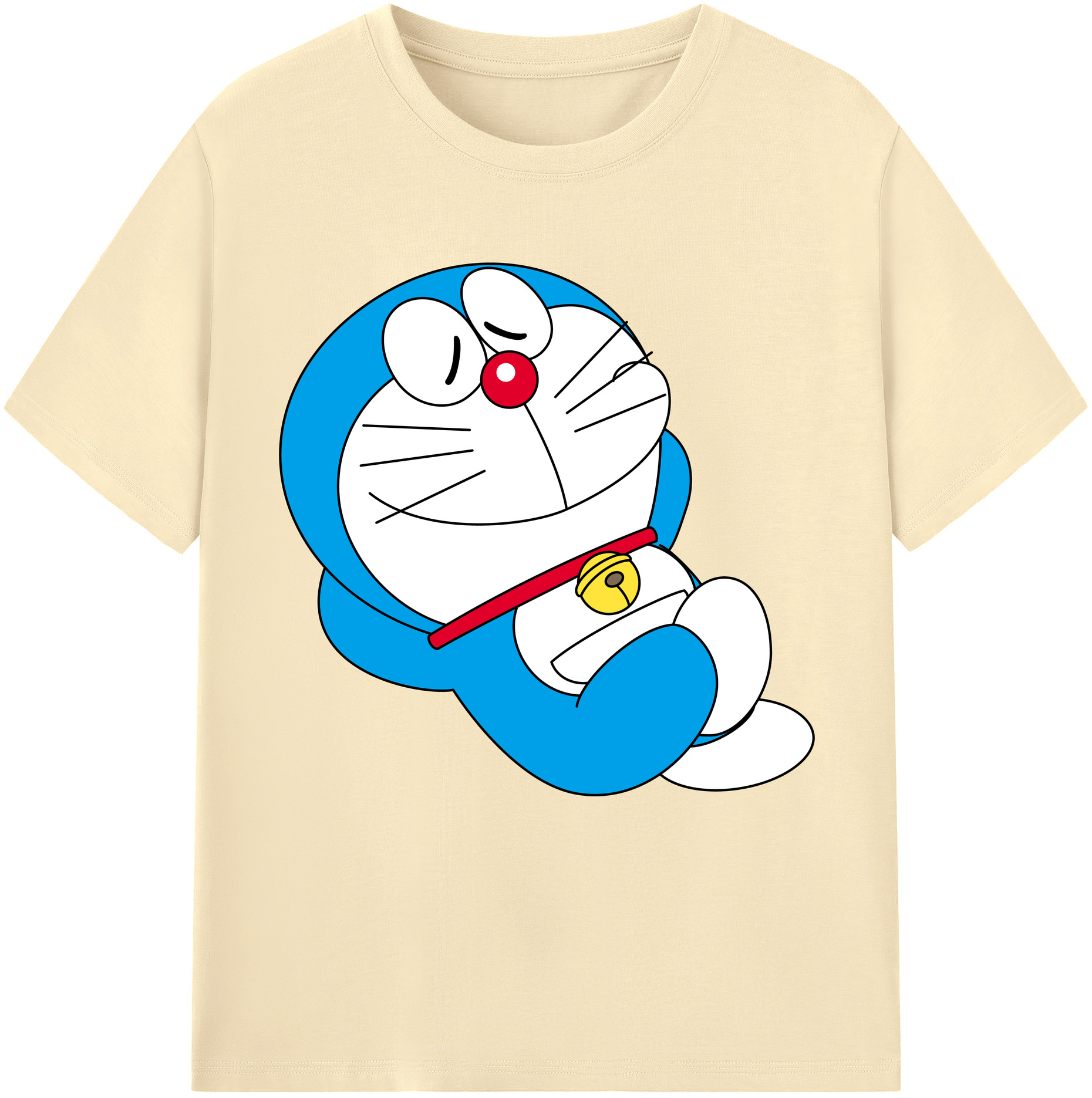 （画像用） ドラえもん Doraemon 綿100％半袖Tシャツ（フロントプリント）