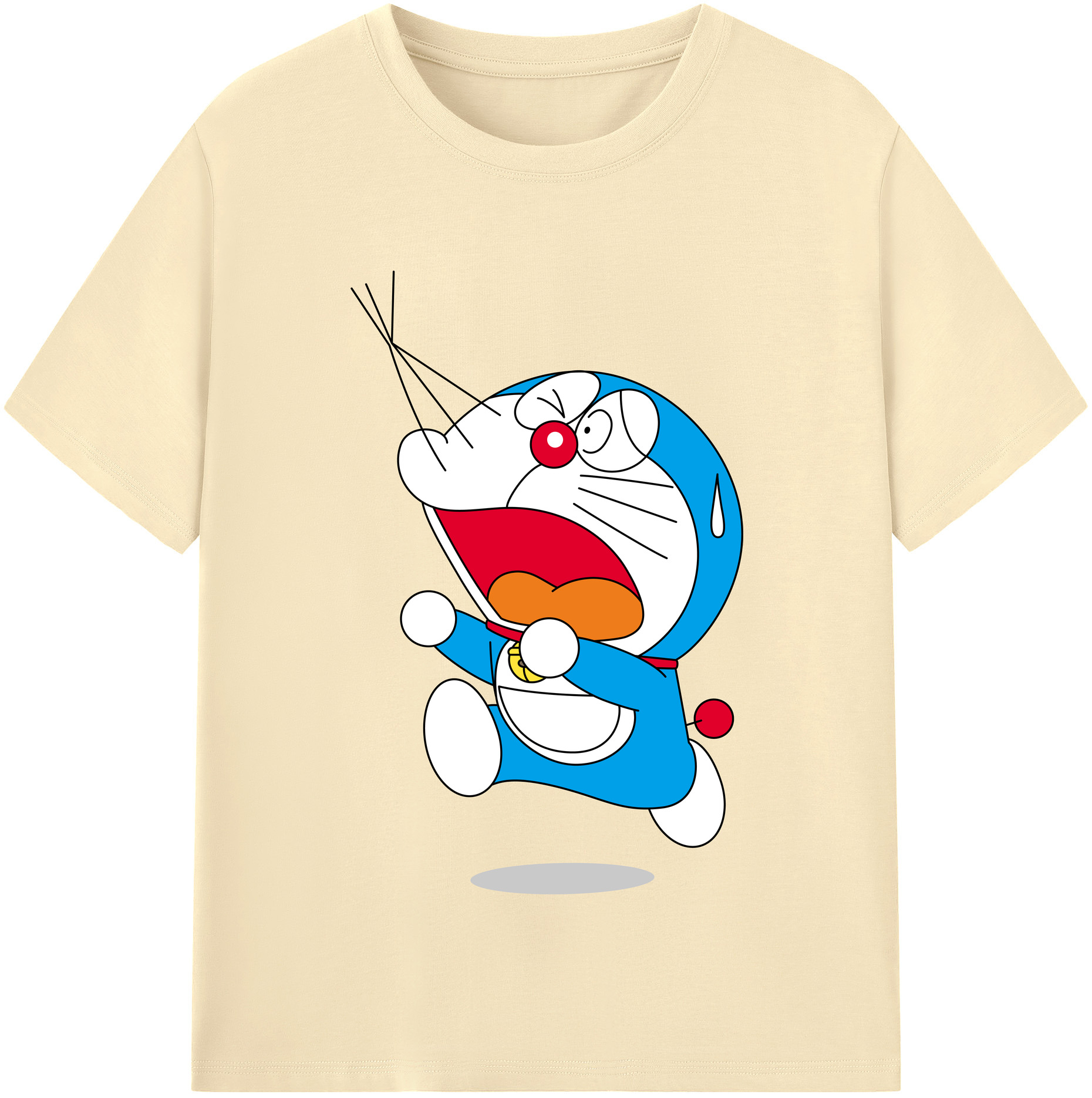 （画像用） ドラえもん Doraemon 綿100％半袖Tシャツ（フロントプリント）