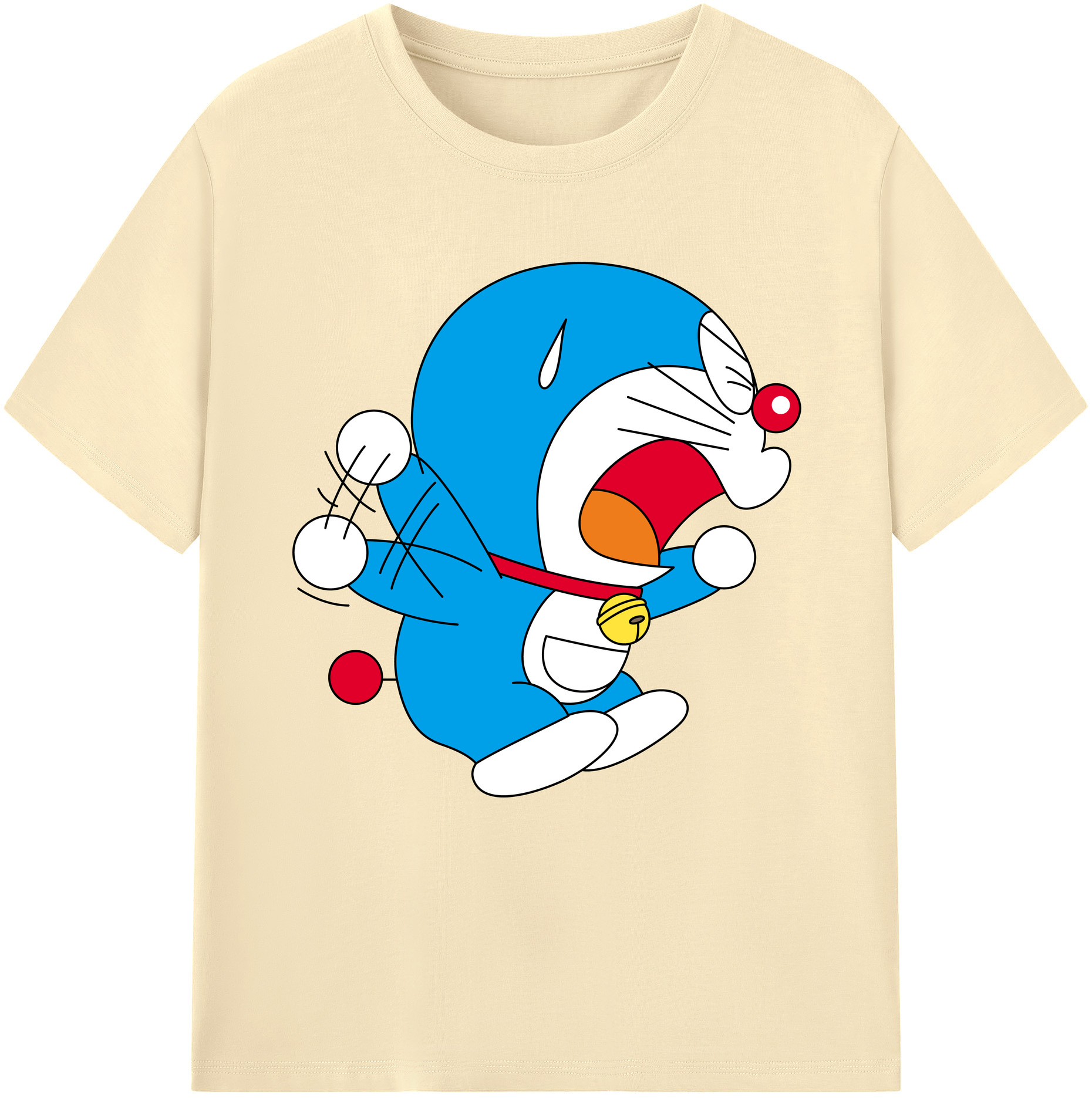 （画像用） ドラえもん Doraemon 綿100％半袖Tシャツ（フロントプリント）