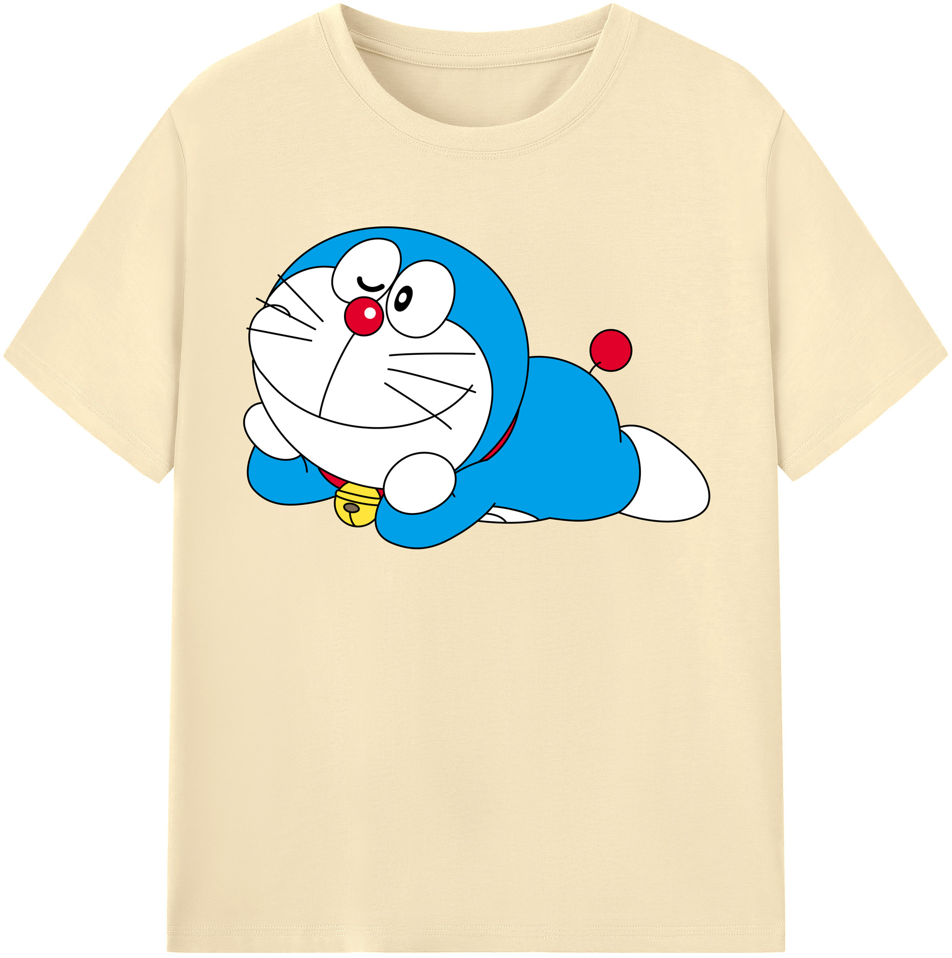 （画像用） ドラえもん Doraemon 綿100％半袖Tシャツ（フロントプリント）