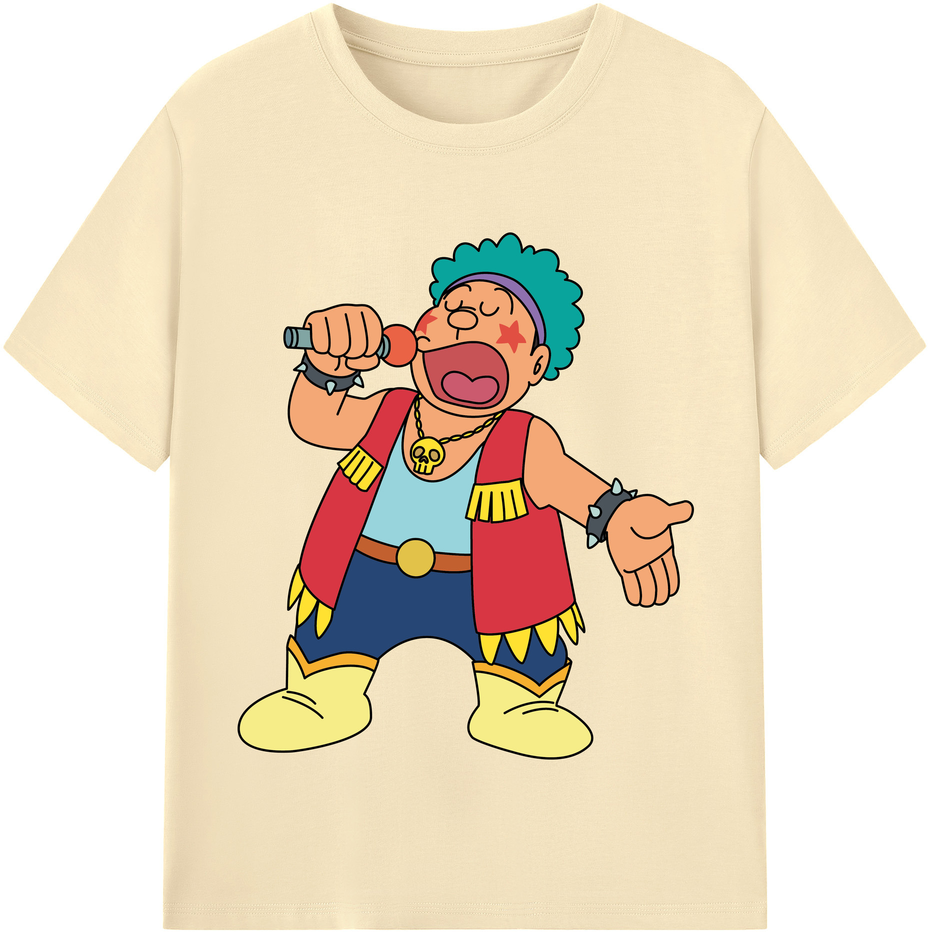 （画像用） ドラえもん 剛田武 Doraemon Gouta Takeshi 綿100％半袖Tシャツ（フロントプリント）