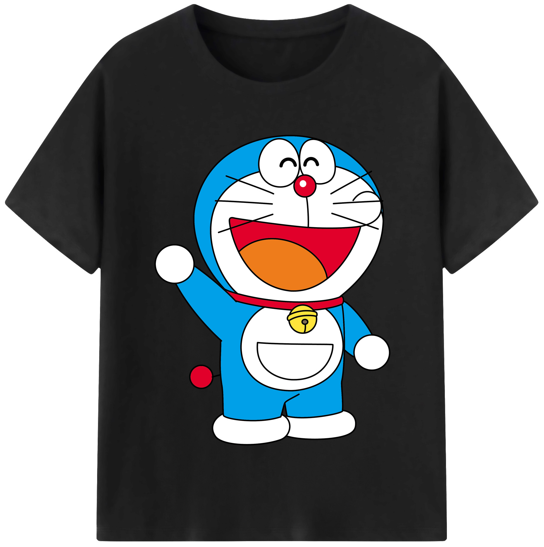 （画像用） ドラえもん Doraemon 綿100％半袖Tシャツ（フロントプリント）