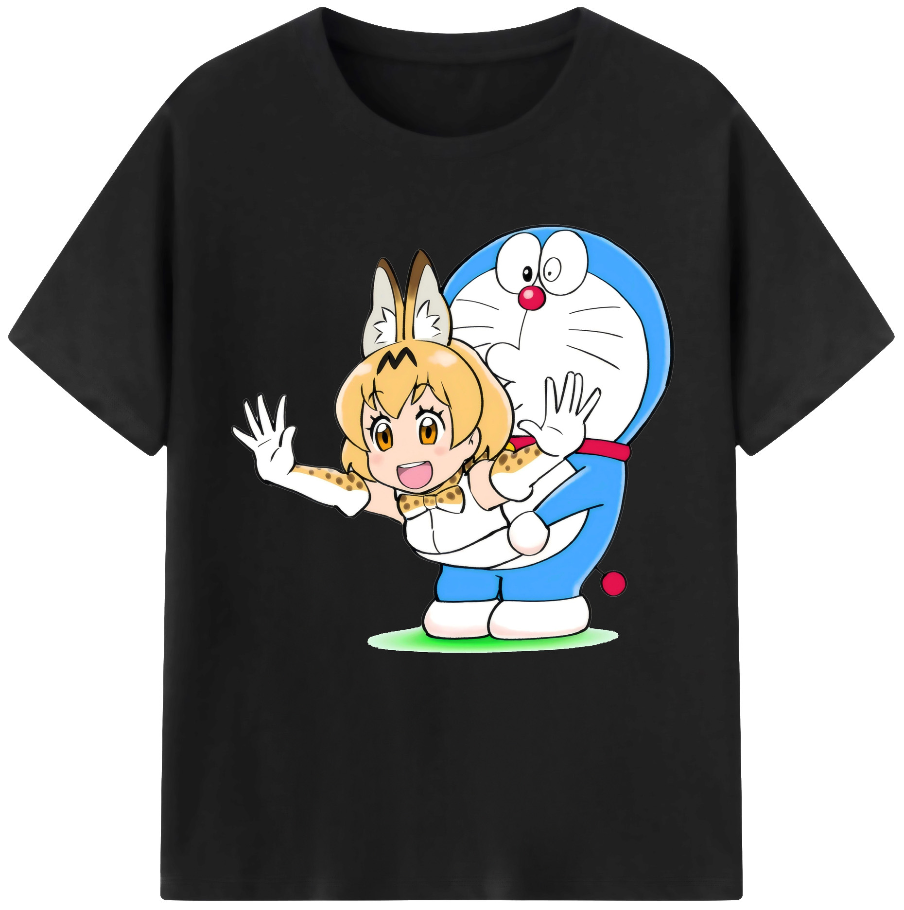 （画像用） ドラえもん Doraemon 綿100％半袖Tシャツ（フロントプリント）