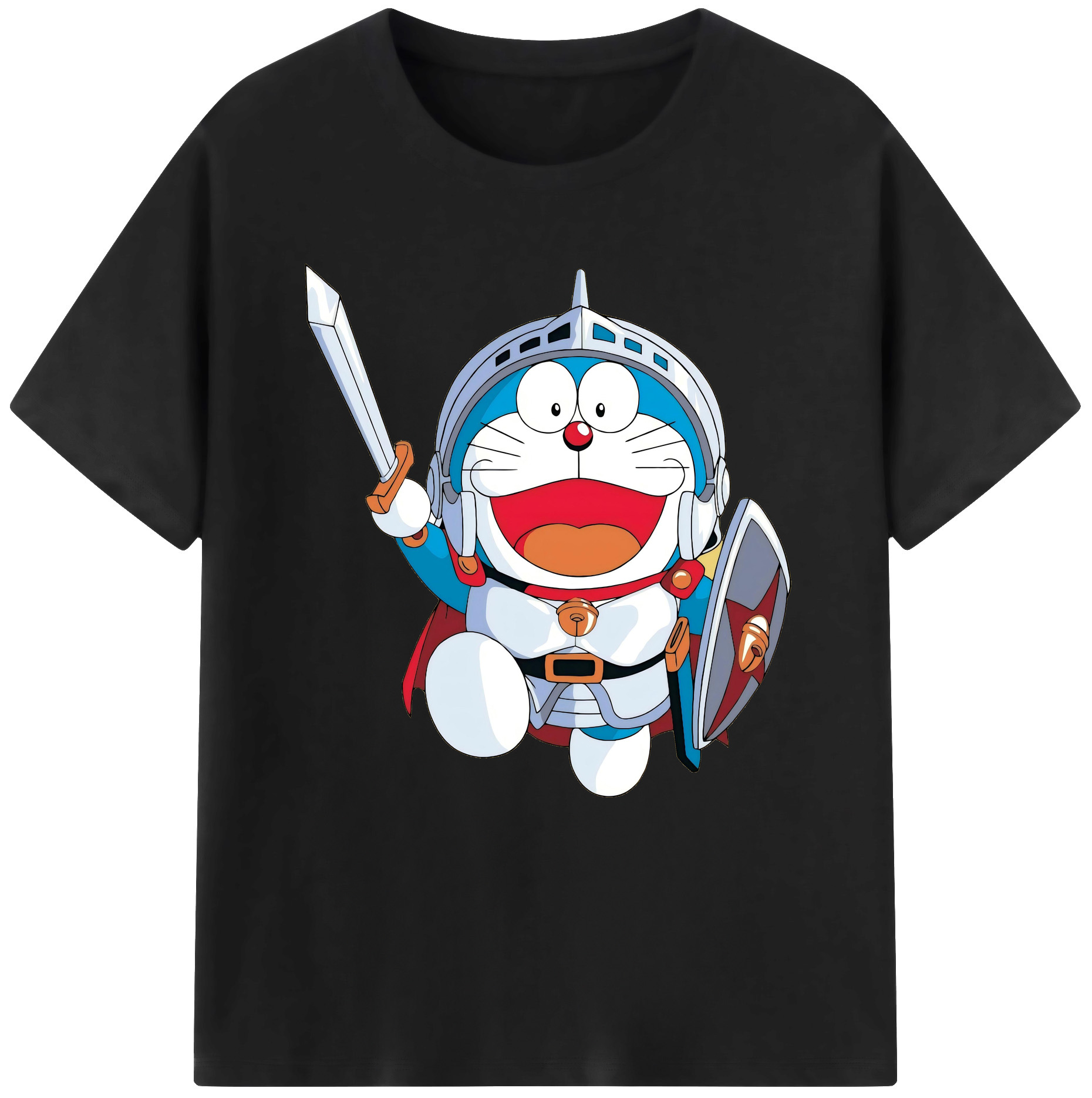 （画像用） ドラえもん Doraemon 綿100％半袖Tシャツ（フロントプリント）