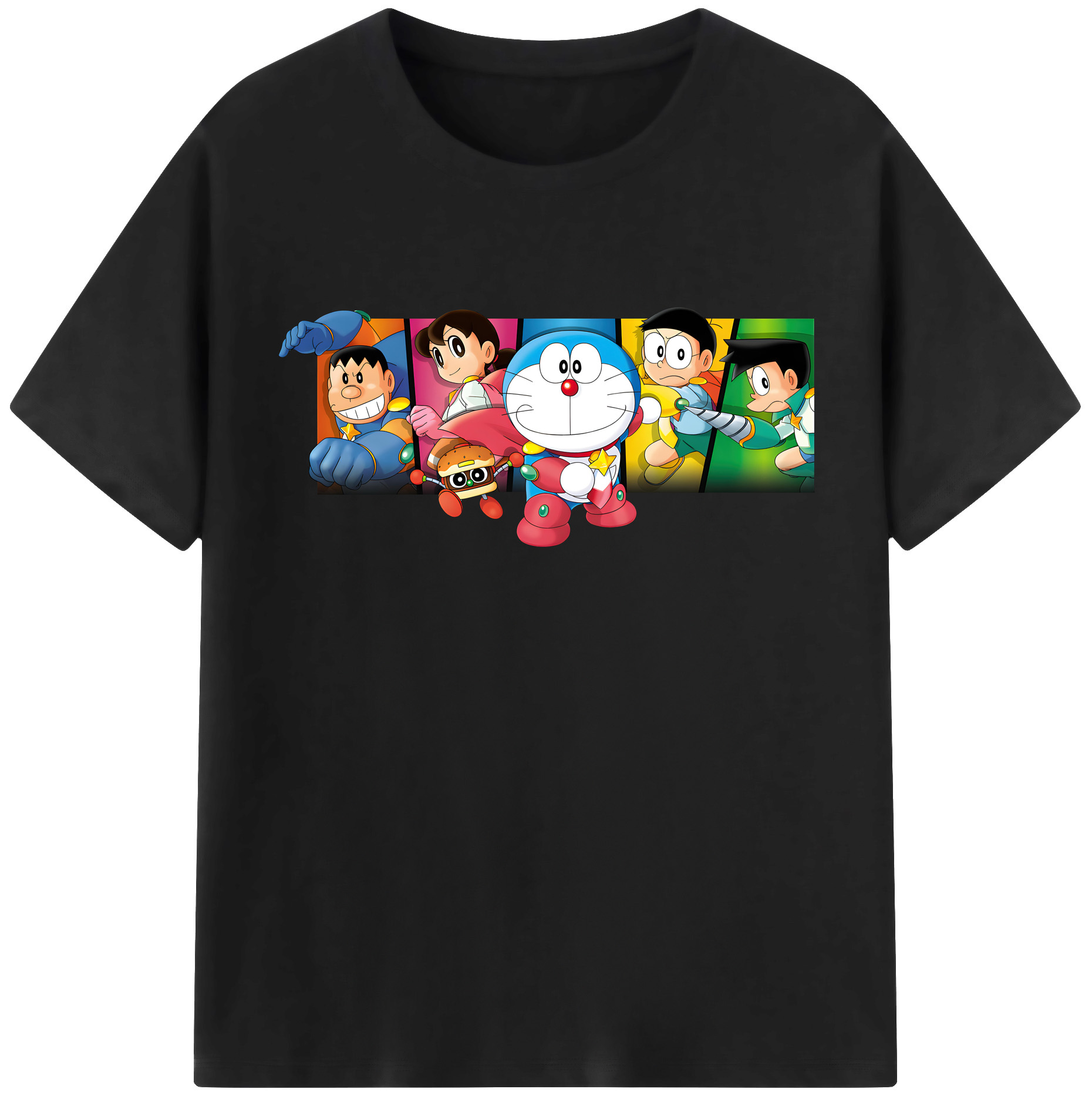 （画像用） ドラえもん Doraemon 綿100％半袖Tシャツ（フロントプリント）