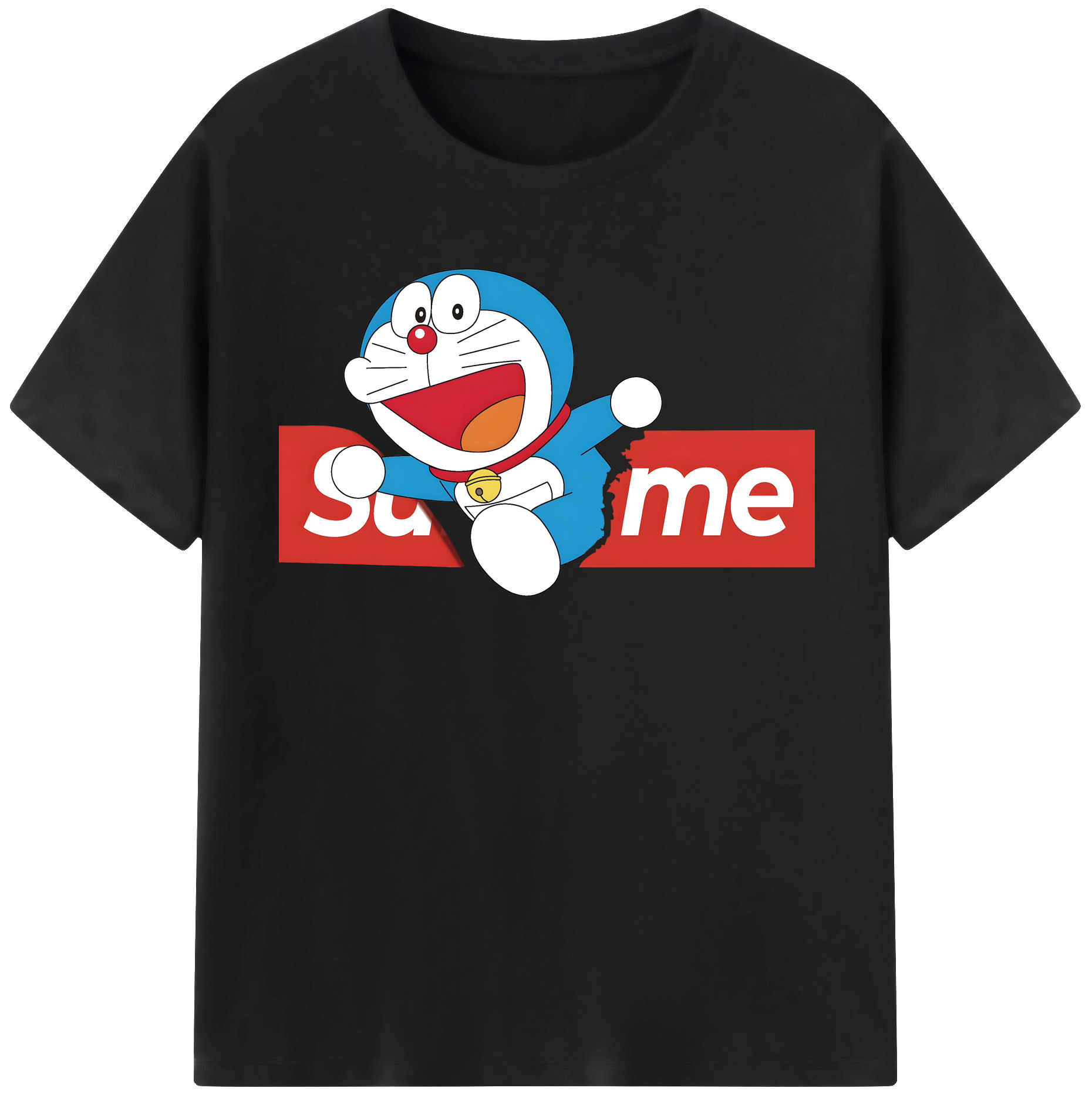 （画像用） ドラえもん Doraemon 綿100％半袖Tシャツ（フロントプリント）