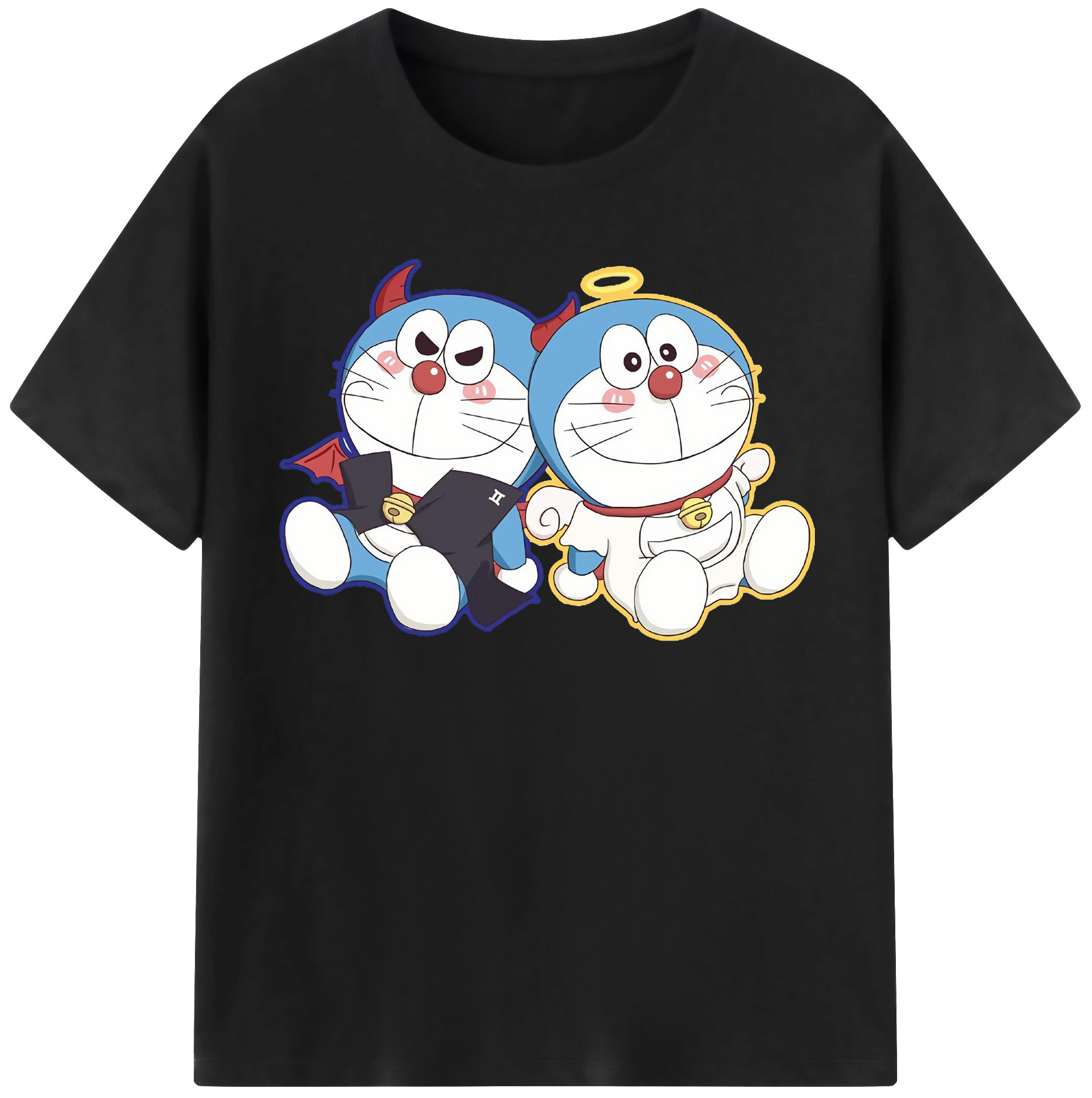 （画像用） ドラえもん Doraemon 綿100％半袖Tシャツ（フロントプリント）